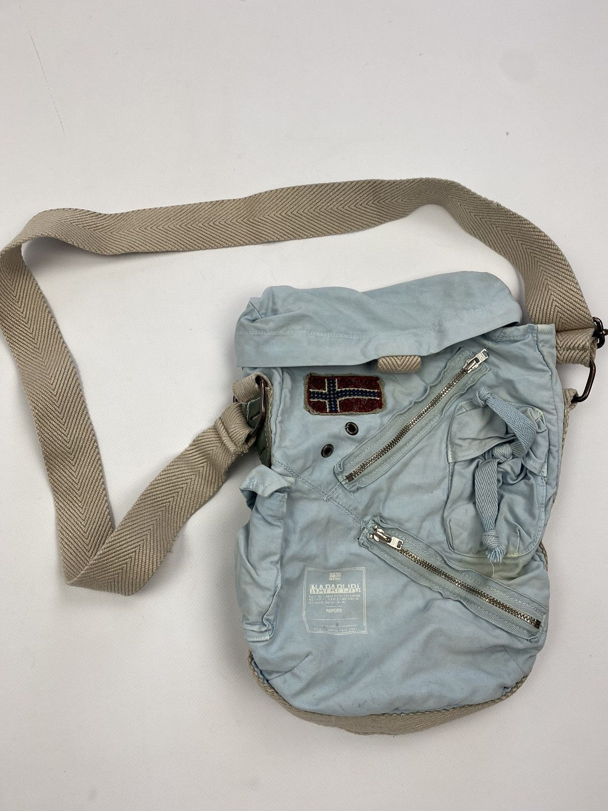 Napapijri × Vintage Napapijri Crossbody Messenger Bag With Logo Size ONE SIZE - 2 Thumbnail