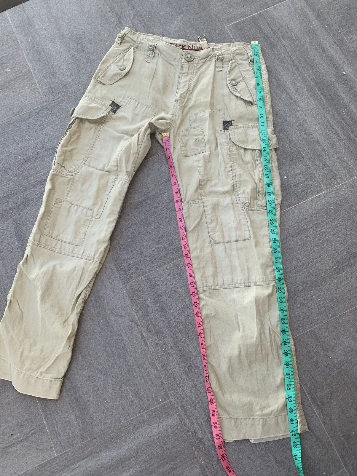 Vintage Vintage Distressed Back Number Cargo Pants Size US 34 / EU 50 - 5 Thumbnail