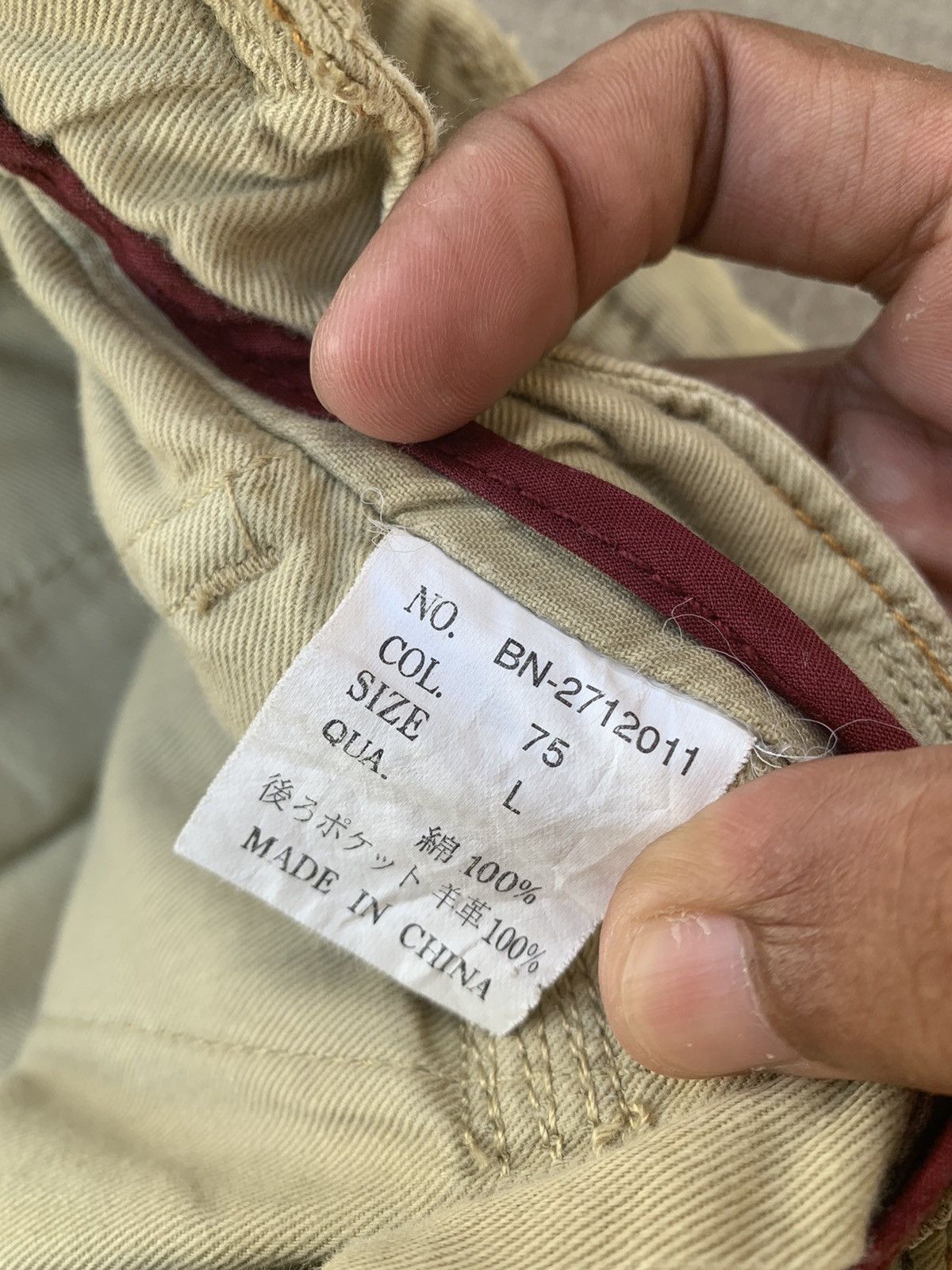 Vintage Vintage Distressed Back Number Cargo Pants Size US 34 / EU 50 - 18 Thumbnail