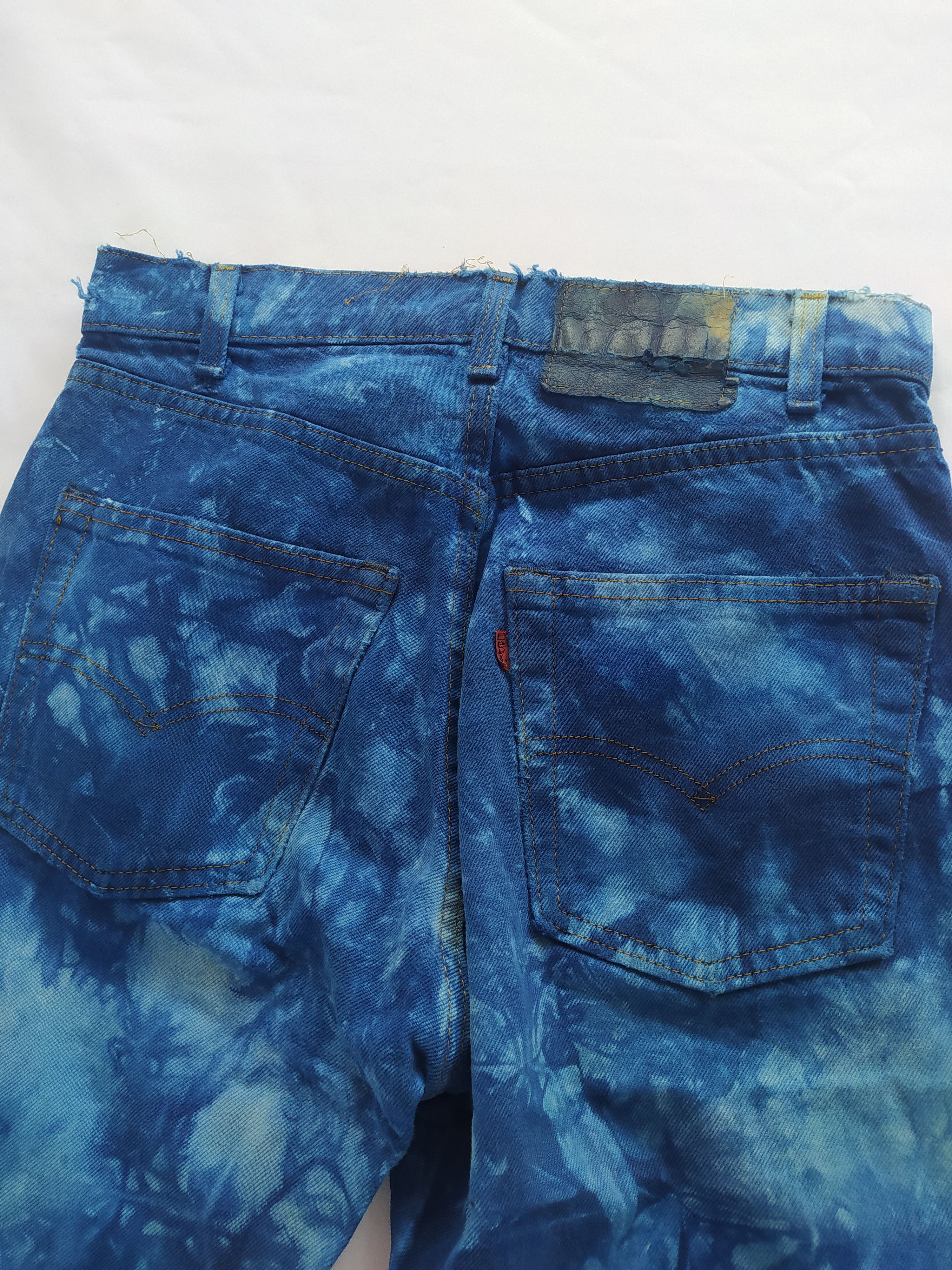 Levi's × Vintage Vintage distressed tiediy levis Size US 28 / EU 44 - 11 Thumbnail