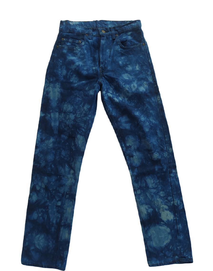 Levi's × Vintage Vintage distressed tiediy levis Size US 28 / EU 44 - 1 Thumbnail