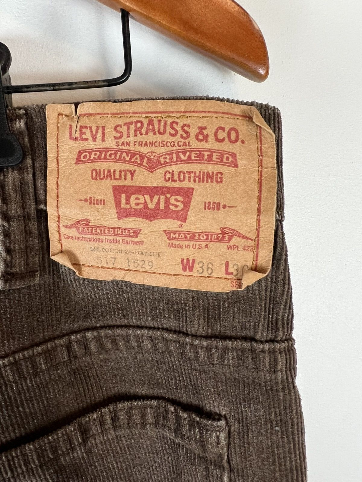 Levi's × Vintage Vintage levis corduroy pants Size US 34 / EU 50 - 5 Thumbnail