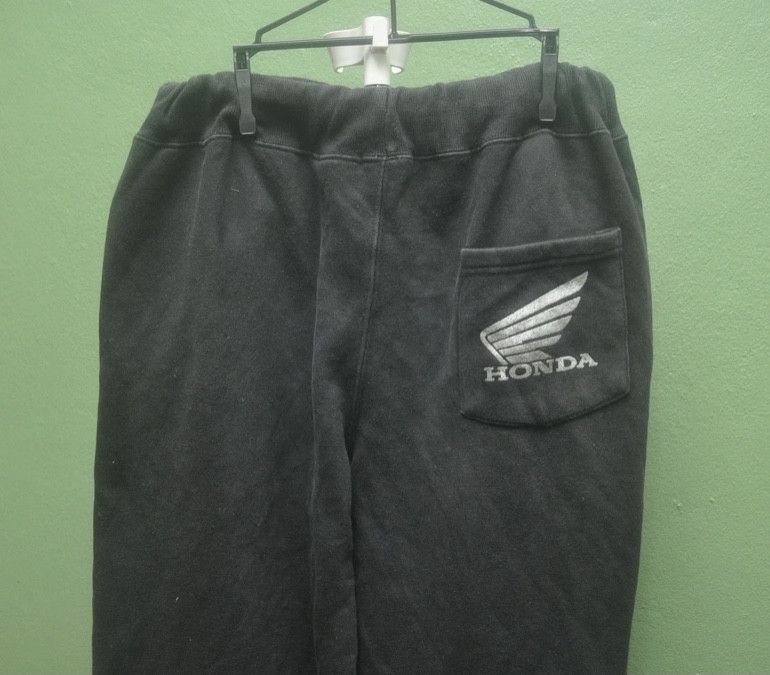 Honda × Vintage Vintage Gas Honda Streetwear Design Fashion Style Sweatpant Size US 30 / EU 46 - 4 Thumbnail