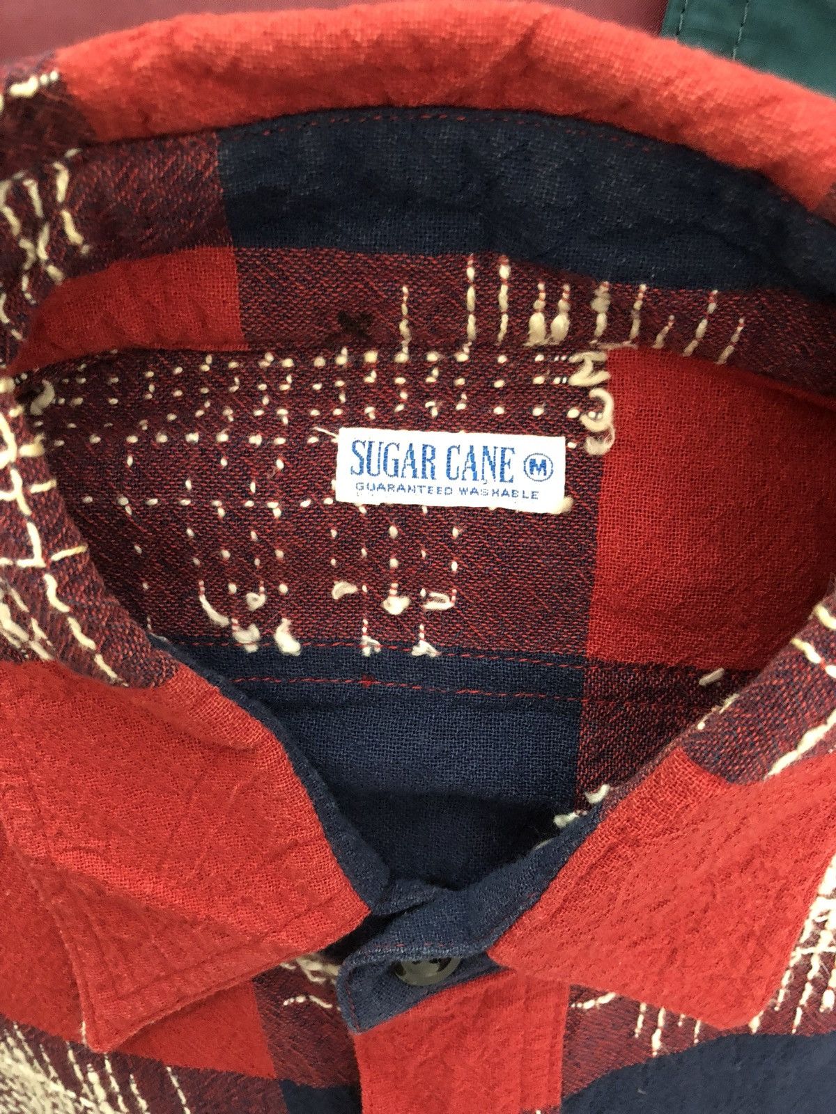 Sugar Cane Sugar Cane Double Pocket Plaid Zig Zag Flannel Shirt Size US M / EU 48-50 / 2 - 13 Thumbnail