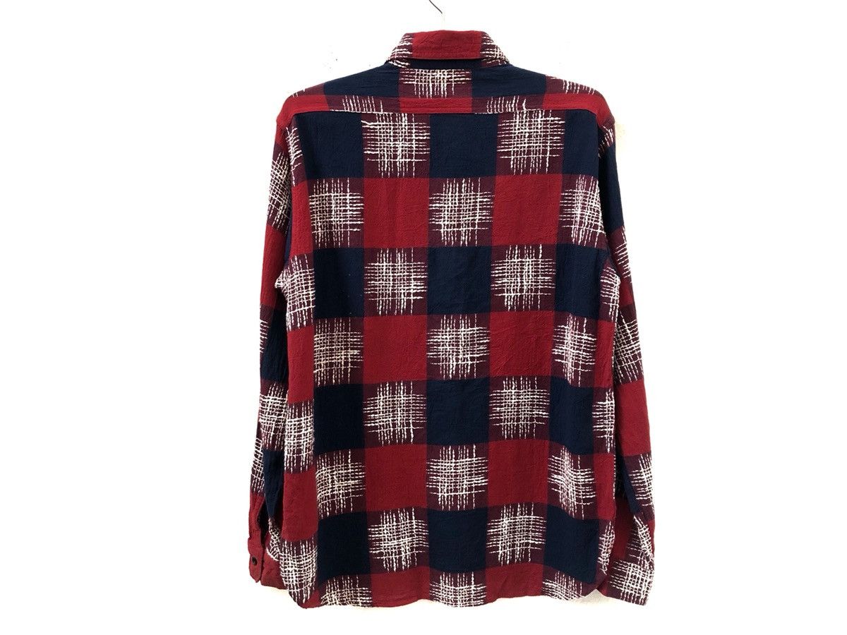 Sugar Cane Sugar Cane Double Pocket Plaid Zig Zag Flannel Shirt Size US M / EU 48-50 / 2 - 11 Thumbnail