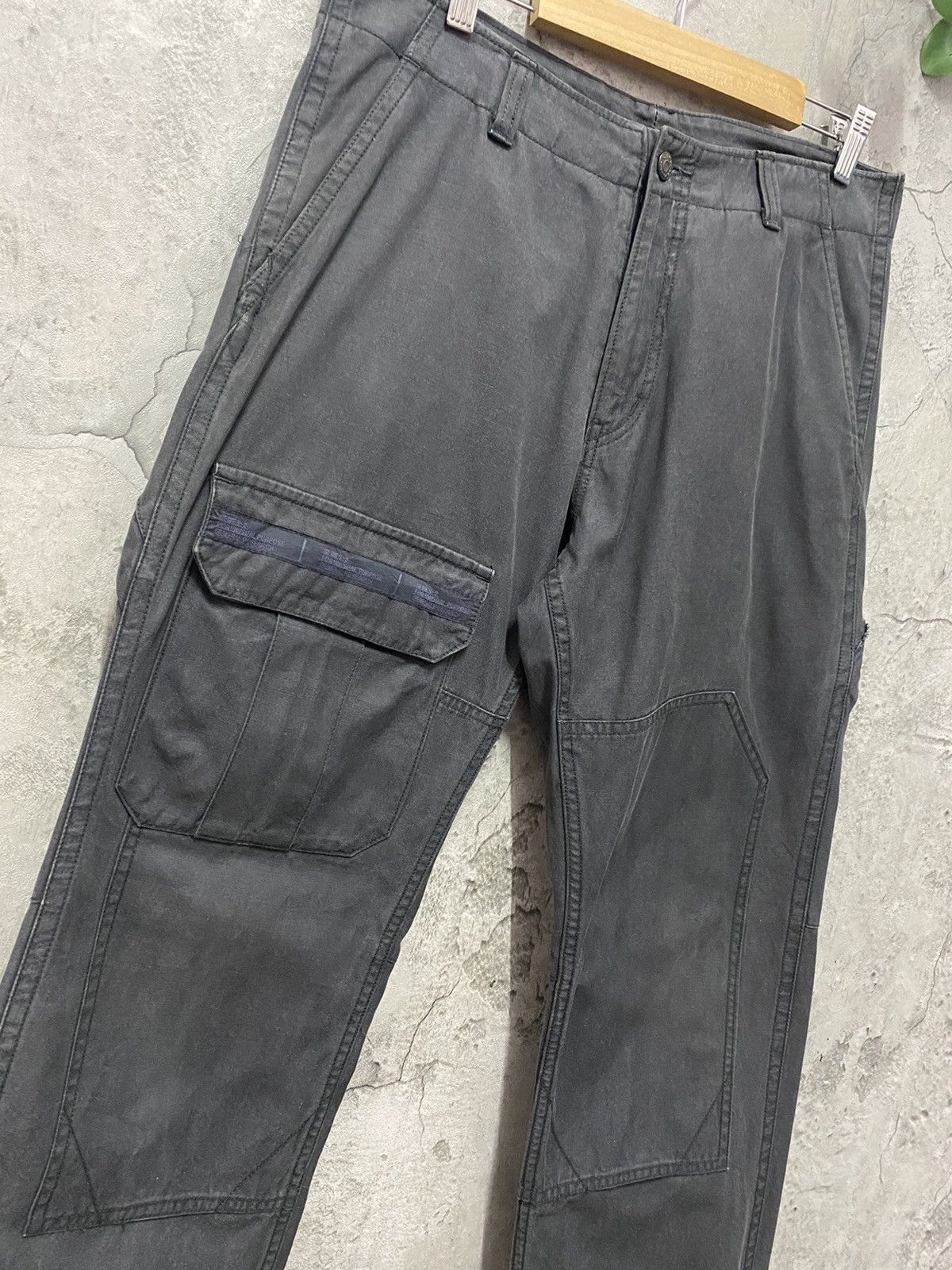 General Research × Vintage A/W 02 General Research Double Knee Cargo Back Zipper Pants Size US 32 / EU 48 - 6 Thumbnail