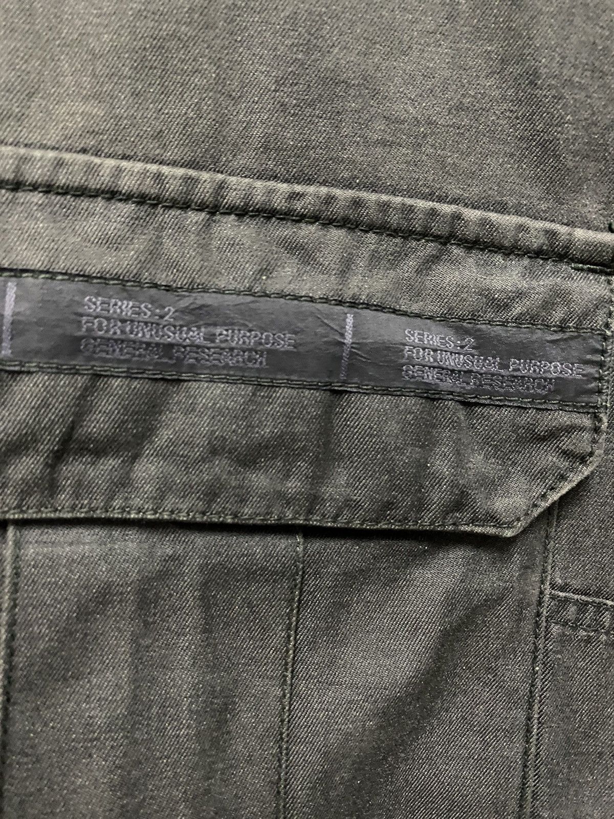 General Research × Vintage A/W 02 General Research Double Knee Cargo Back Zipper Pants Size US 32 / EU 48 - 9 Thumbnail
