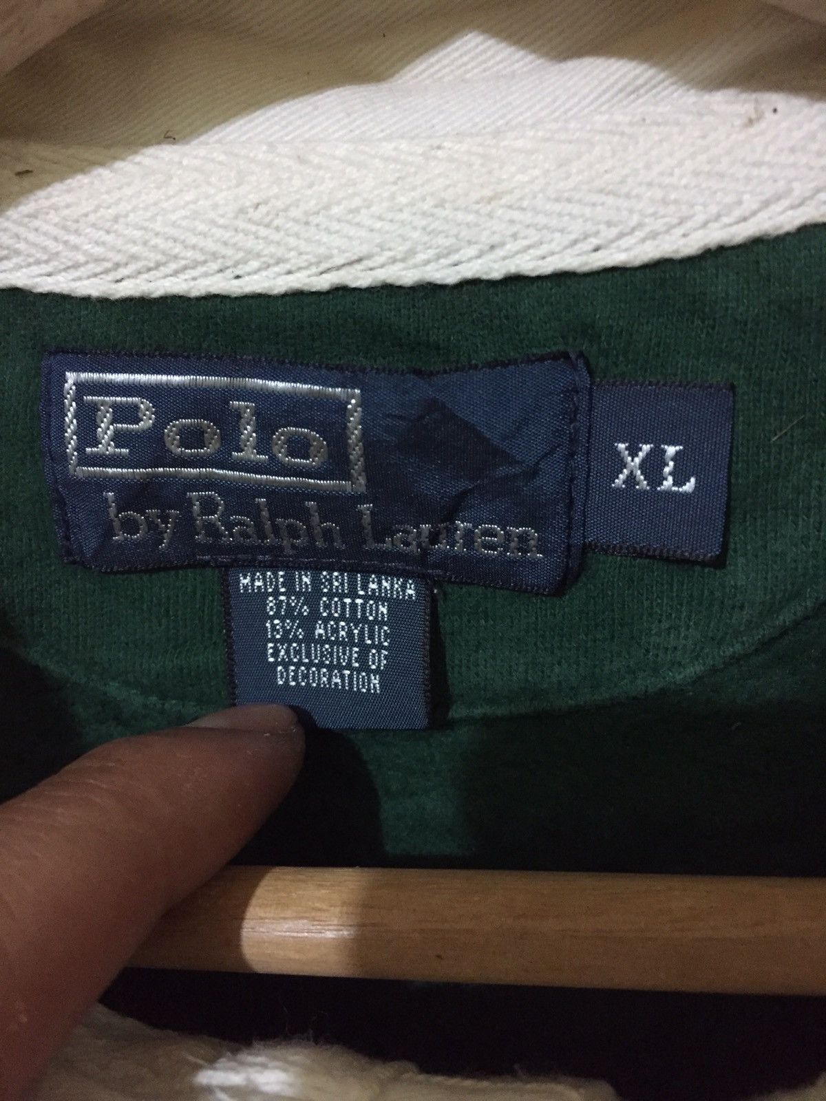 Polo Ralph Lauren Vintage Polo Ralph Lauren Long Sleeve Size US XL / EU 56 / 4 - 3 Thumbnail