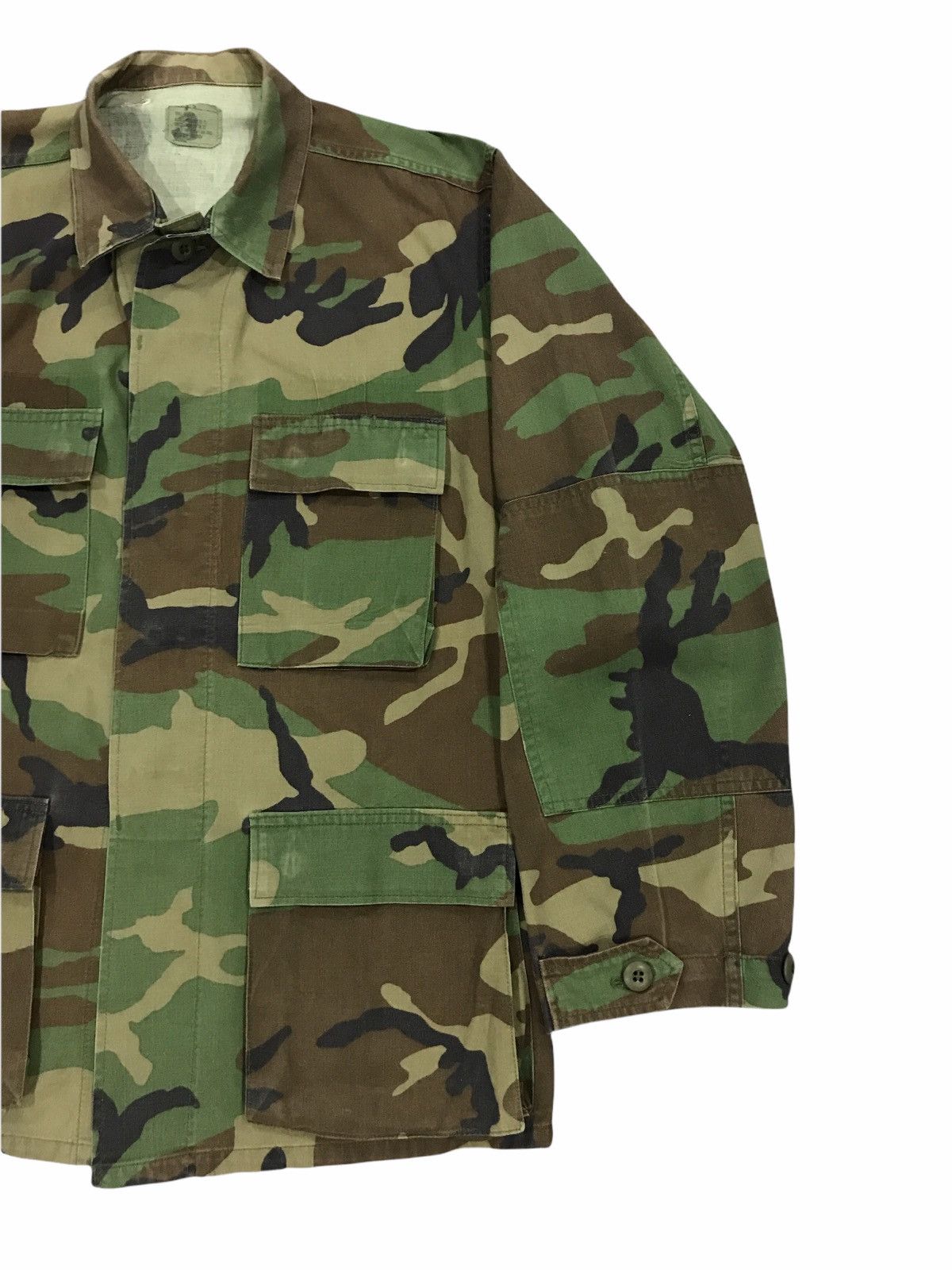 Vintage Vintage US Woodland Camouflage DLA Combat Jacket Size US M / EU 48-50 / 2 - 3 Thumbnail