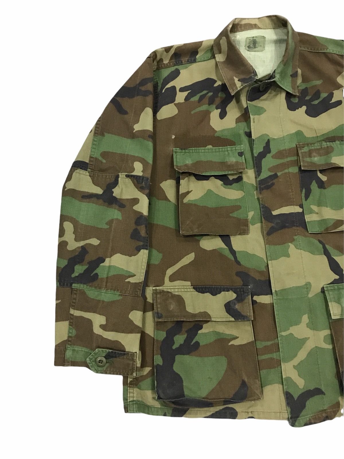 Vintage Vintage US Woodland Camouflage DLA Combat Jacket Size US M / EU 48-50 / 2 - 2 Thumbnail