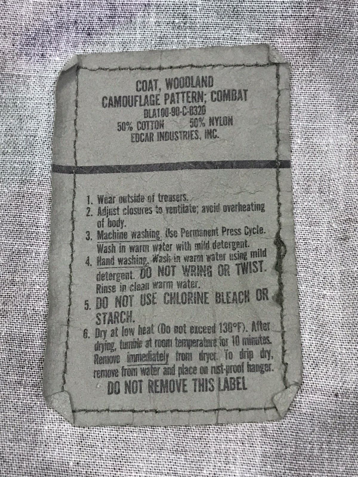 Vintage Vintage US Woodland Camouflage DLA Combat Jacket Size US M / EU 48-50 / 2 - 7 Thumbnail