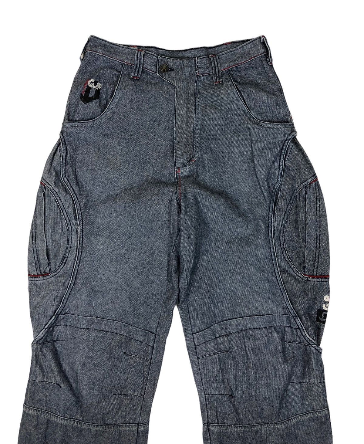 Japanese Brand Japan Brand Baggy Hip Hop Ballon Denim Jeans Size US 31 - 5 Thumbnail