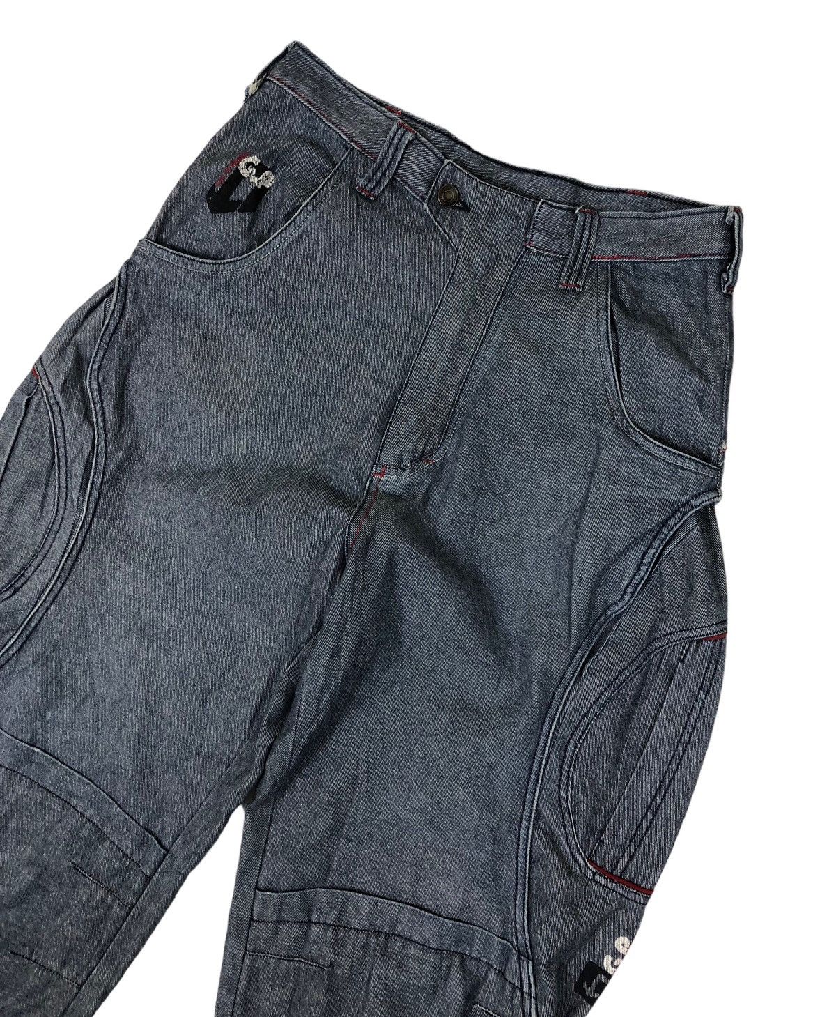 Japanese Brand Japan Brand Baggy Hip Hop Ballon Denim Jeans Size US 31 - 3 Thumbnail