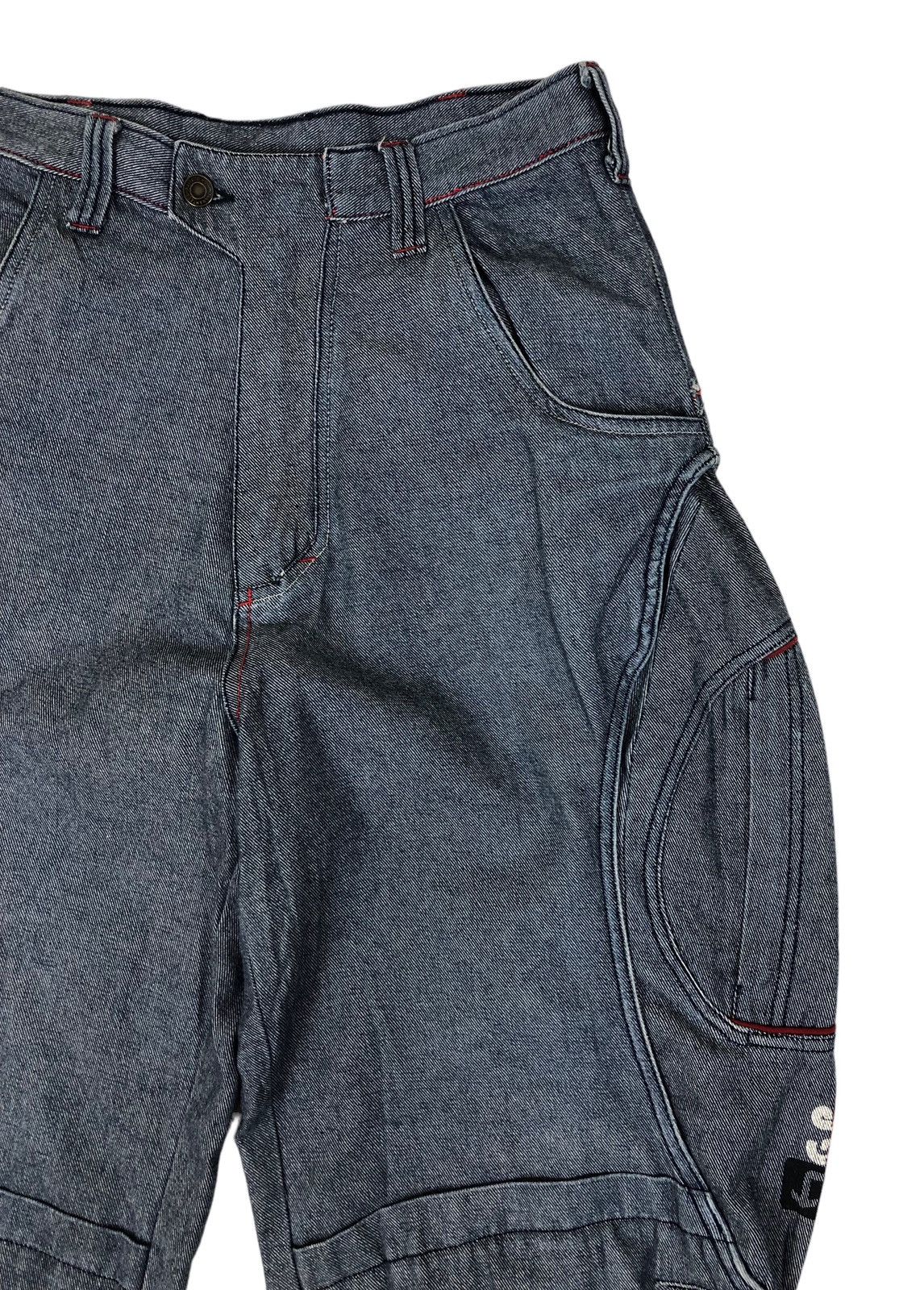 Japanese Brand Japan Brand Baggy Hip Hop Ballon Denim Jeans Size US 31 - 6 Thumbnail
