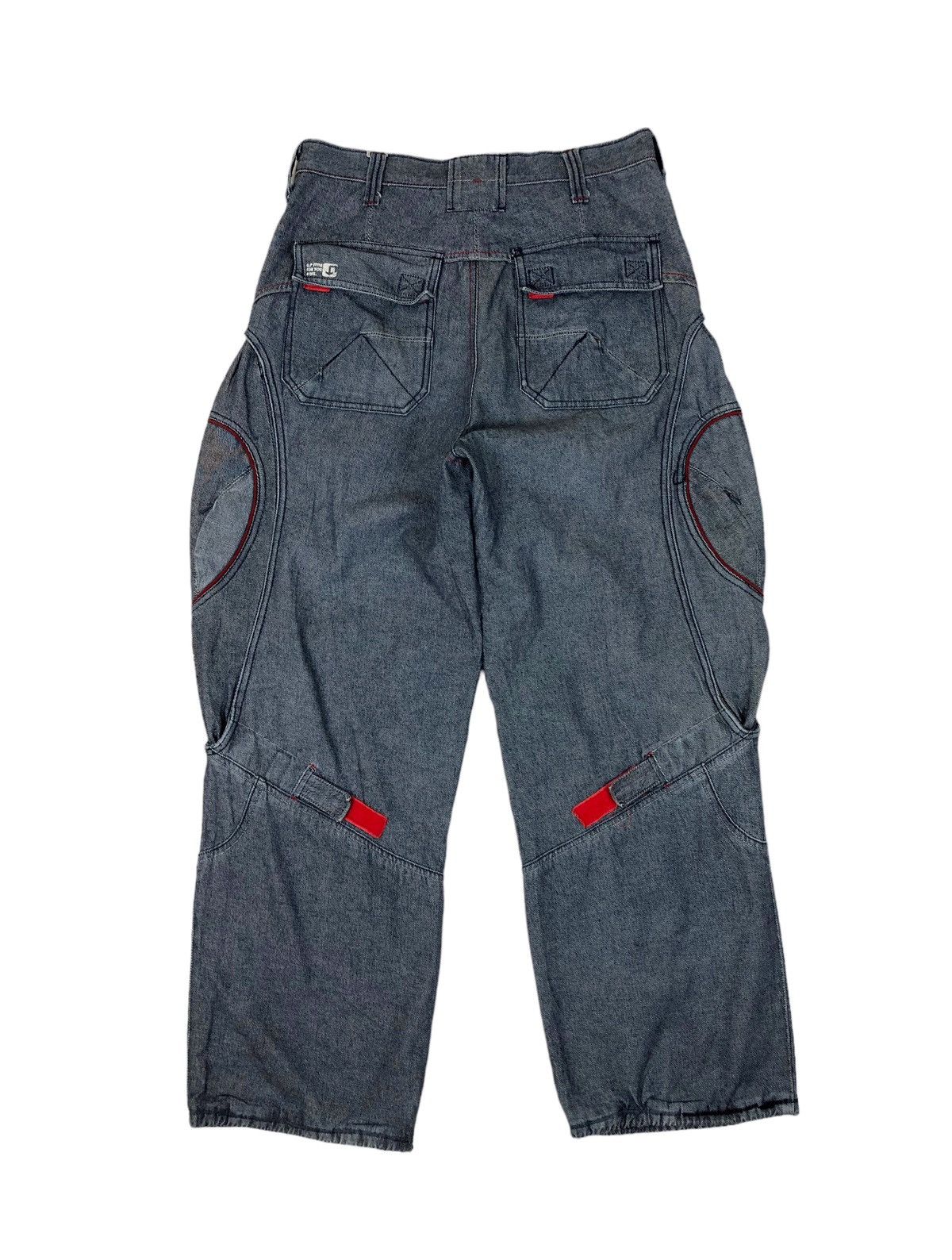 Japanese Brand Japan Brand Baggy Hip Hop Ballon Denim Jeans Size US 31 - 2 Thumbnail