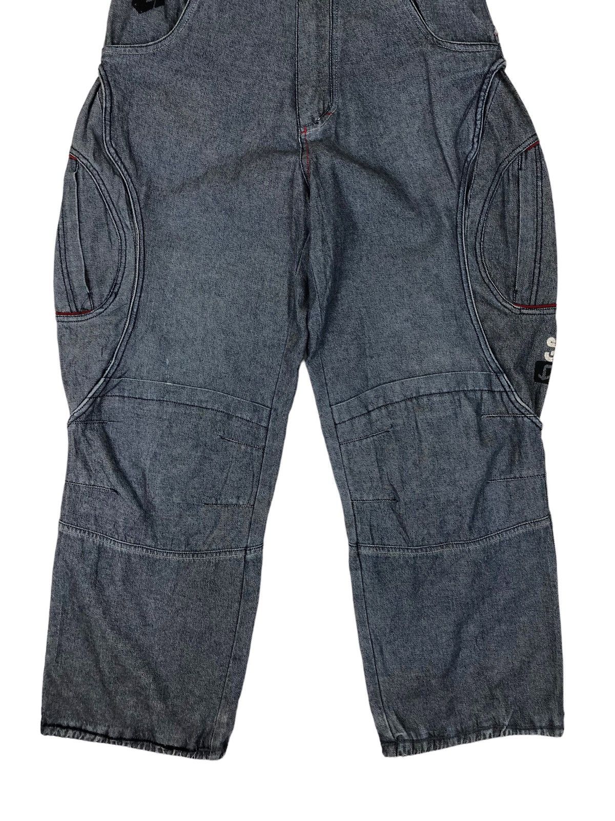 Japanese Brand Japan Brand Baggy Hip Hop Ballon Denim Jeans Size US 31 - 4 Thumbnail