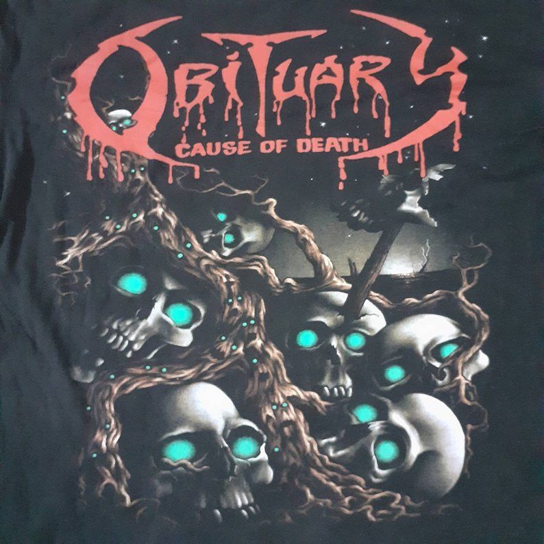 Vintage Vintage Obituary Long Sleeve Size US L / EU 52-54 / 3 - 2 Thumbnail