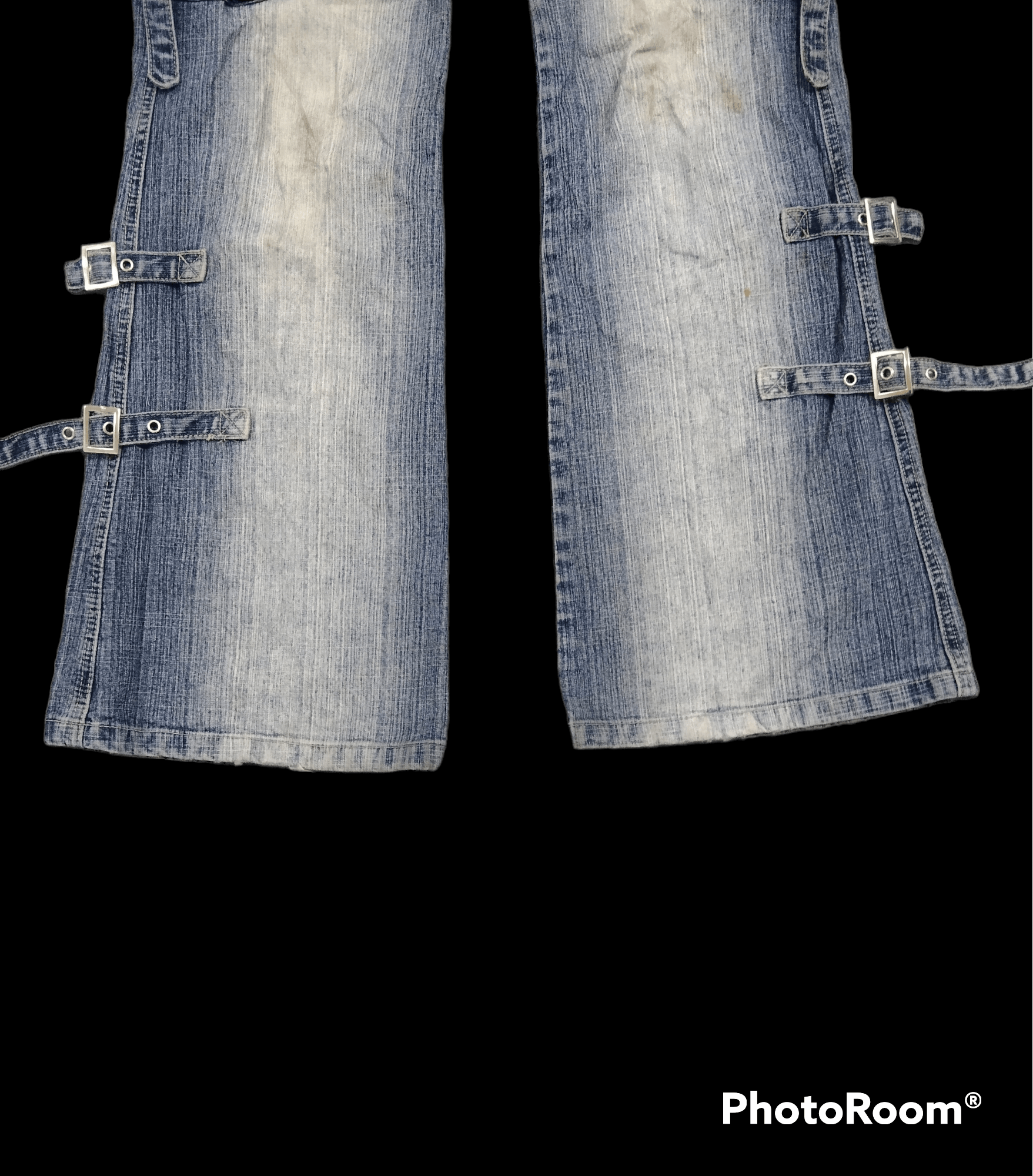 Japanese Brand FLARE🔥SUPER SICK BONDAGE MULTIPOCKET M.K JEANSWEAR Size US 30 / EU 46 - 9 Thumbnail