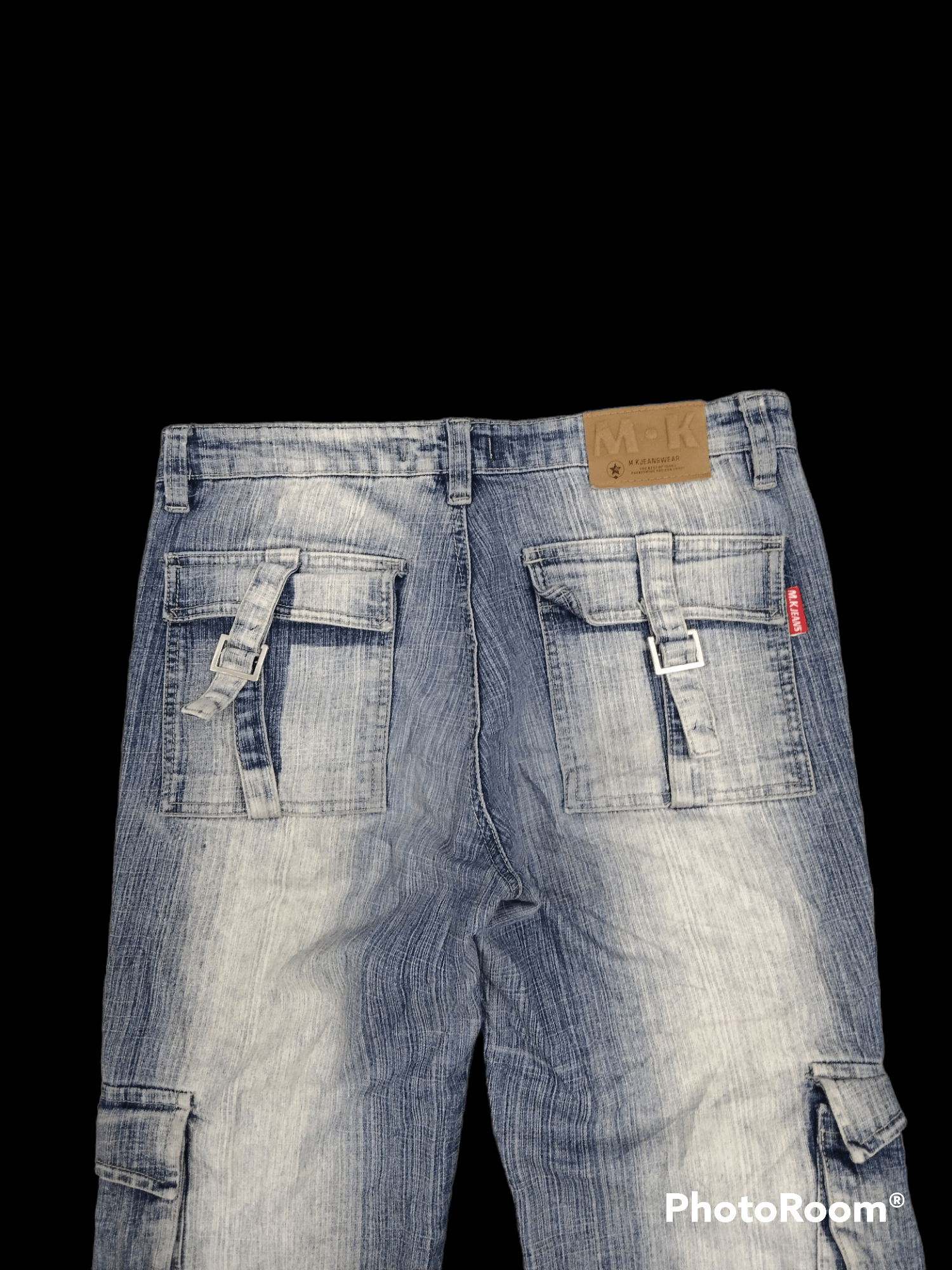 Japanese Brand FLARE🔥SUPER SICK BONDAGE MULTIPOCKET M.K JEANSWEAR Size US 30 / EU 46 - 4 Thumbnail