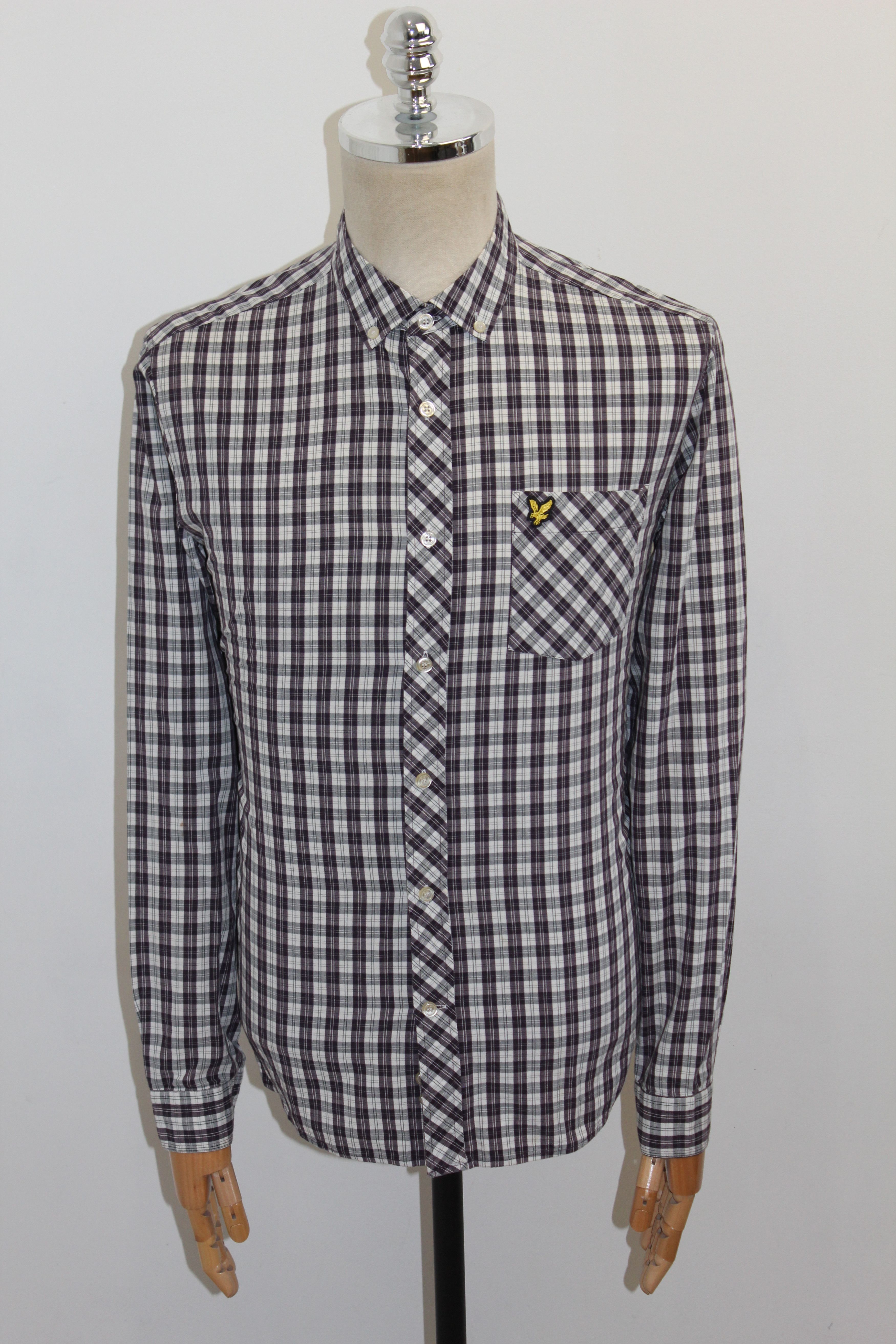Lyle & Scott LYLE & SCOTT Long Sleeve Check Shirt Size US M / EU 48-50 / 2 - 1 Thumbnail