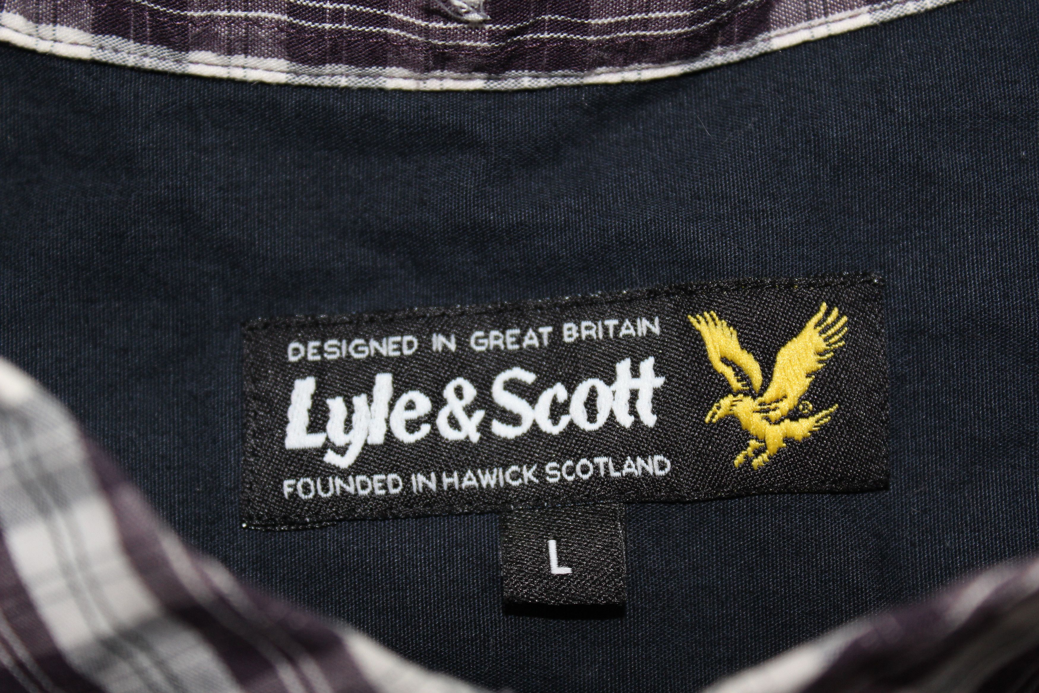 Lyle & Scott LYLE & SCOTT Long Sleeve Check Shirt Size US M / EU 48-50 / 2 - 6 Thumbnail