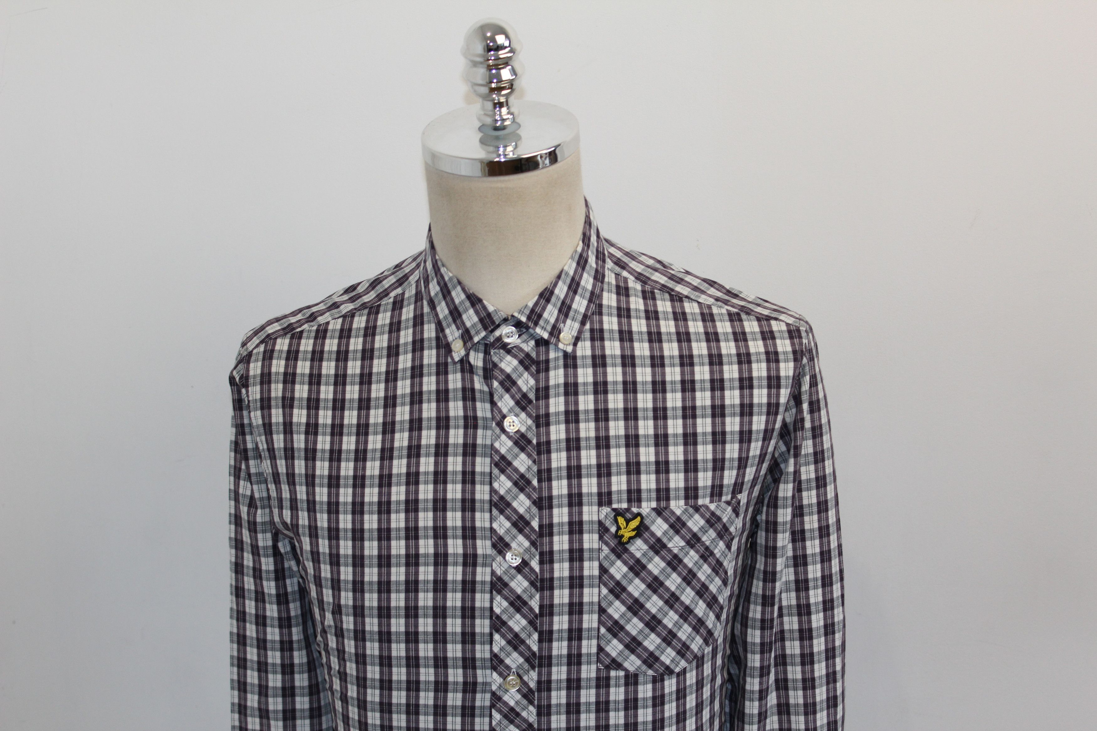 Lyle & Scott LYLE & SCOTT Long Sleeve Check Shirt Size US M / EU 48-50 / 2 - 3 Thumbnail