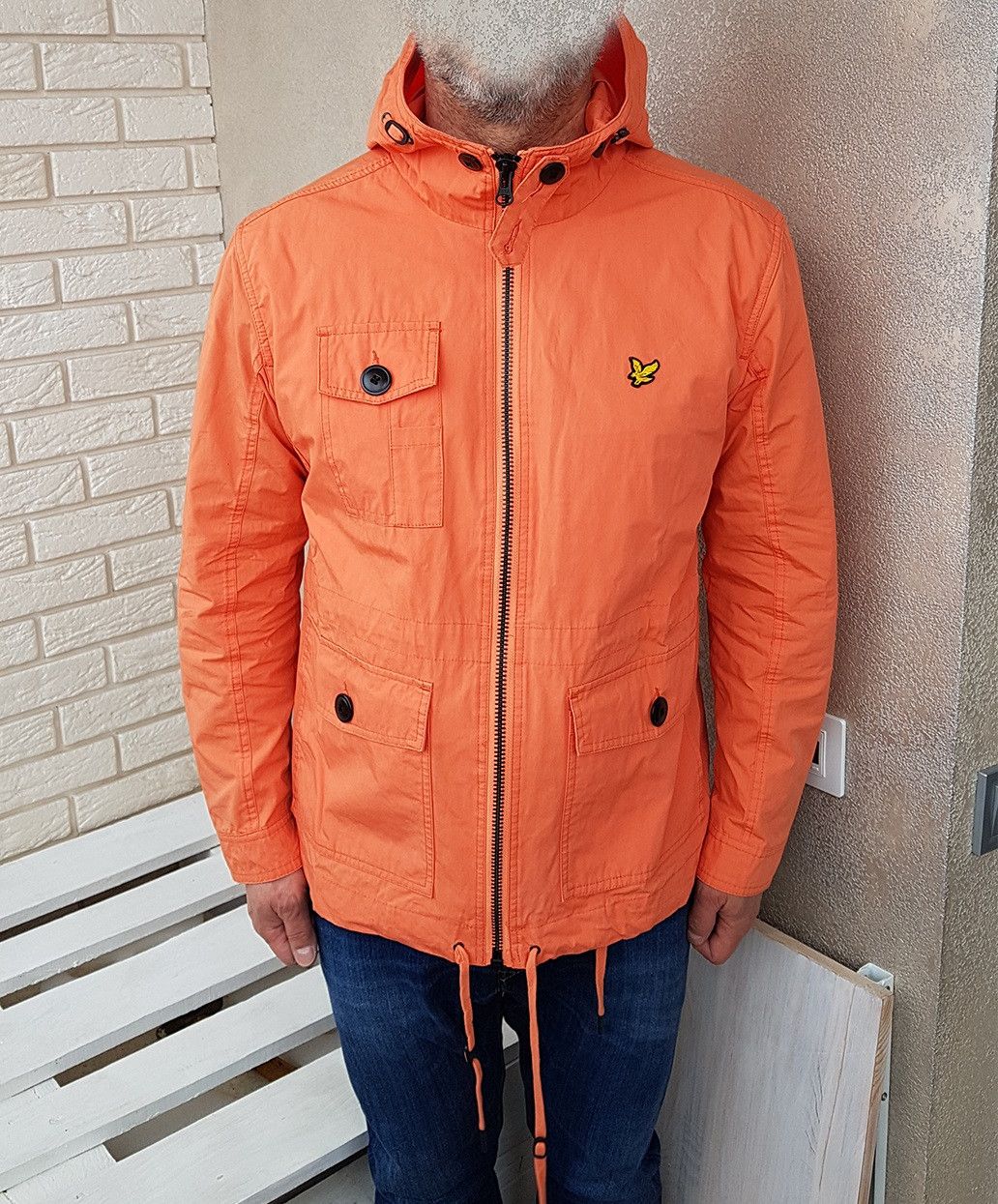 Lyle & Scott LYLE & SCOTT Light Cotton Parka Jacket Size US L / EU 52-54 / 3 - 1 Thumbnail