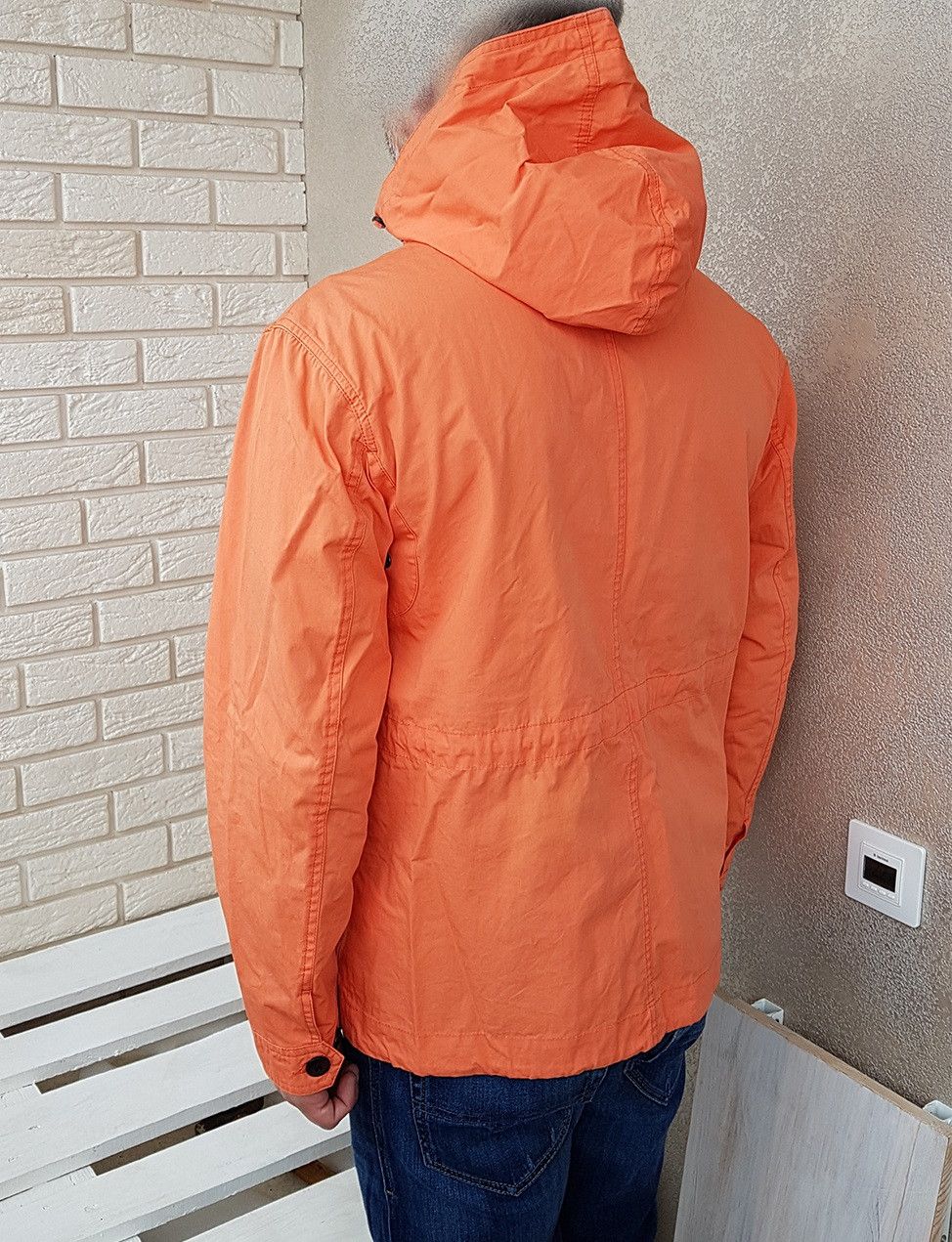 Lyle & Scott LYLE & SCOTT Light Cotton Parka Jacket Size US L / EU 52-54 / 3 - 3 Thumbnail