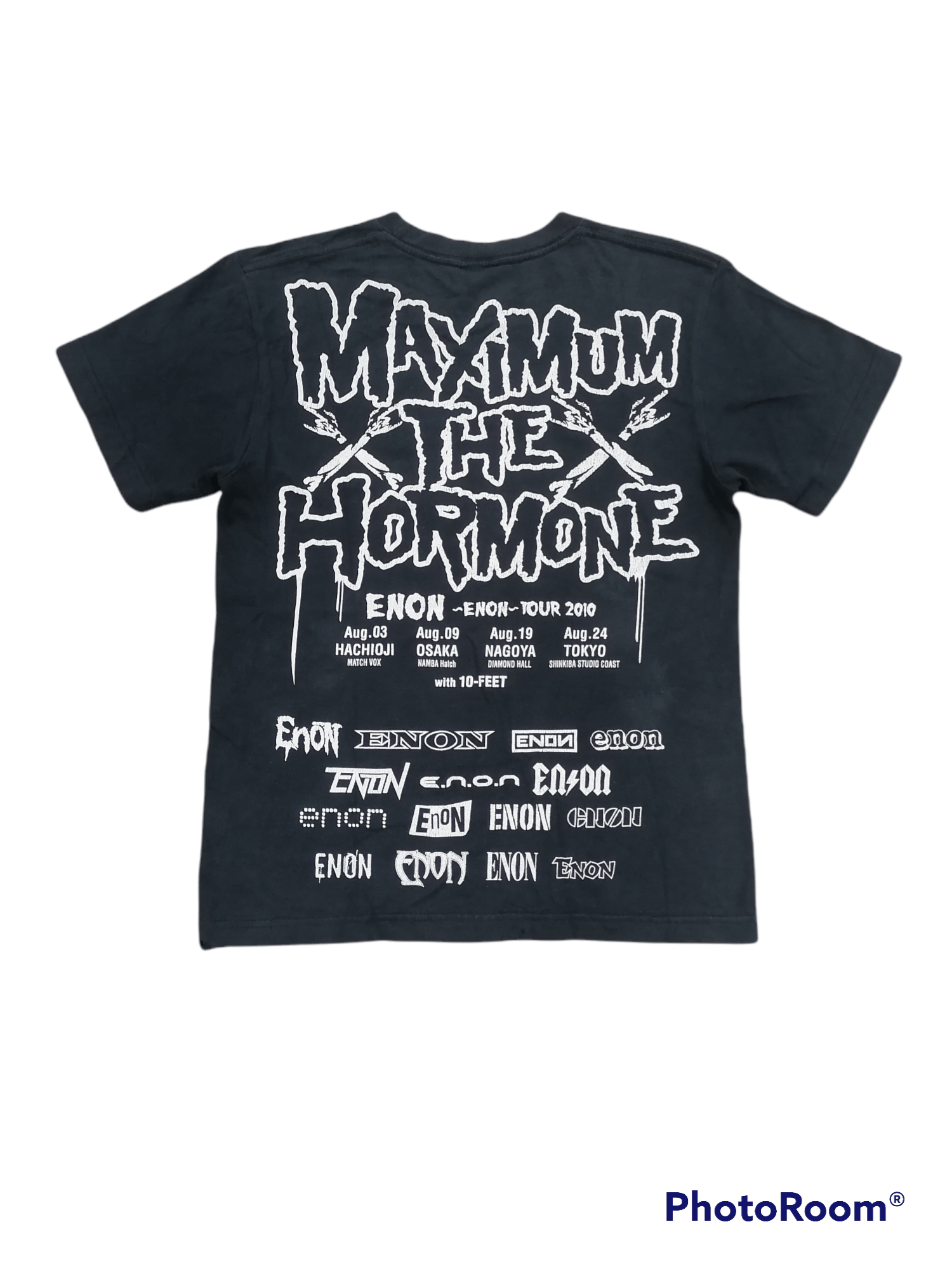 Band Tees × Japanese Brand Maximum The Hormone Japan Heavy Metal Enon Tour T-shirt Size US S / EU 44-46 / 1 - 4 Thumbnail