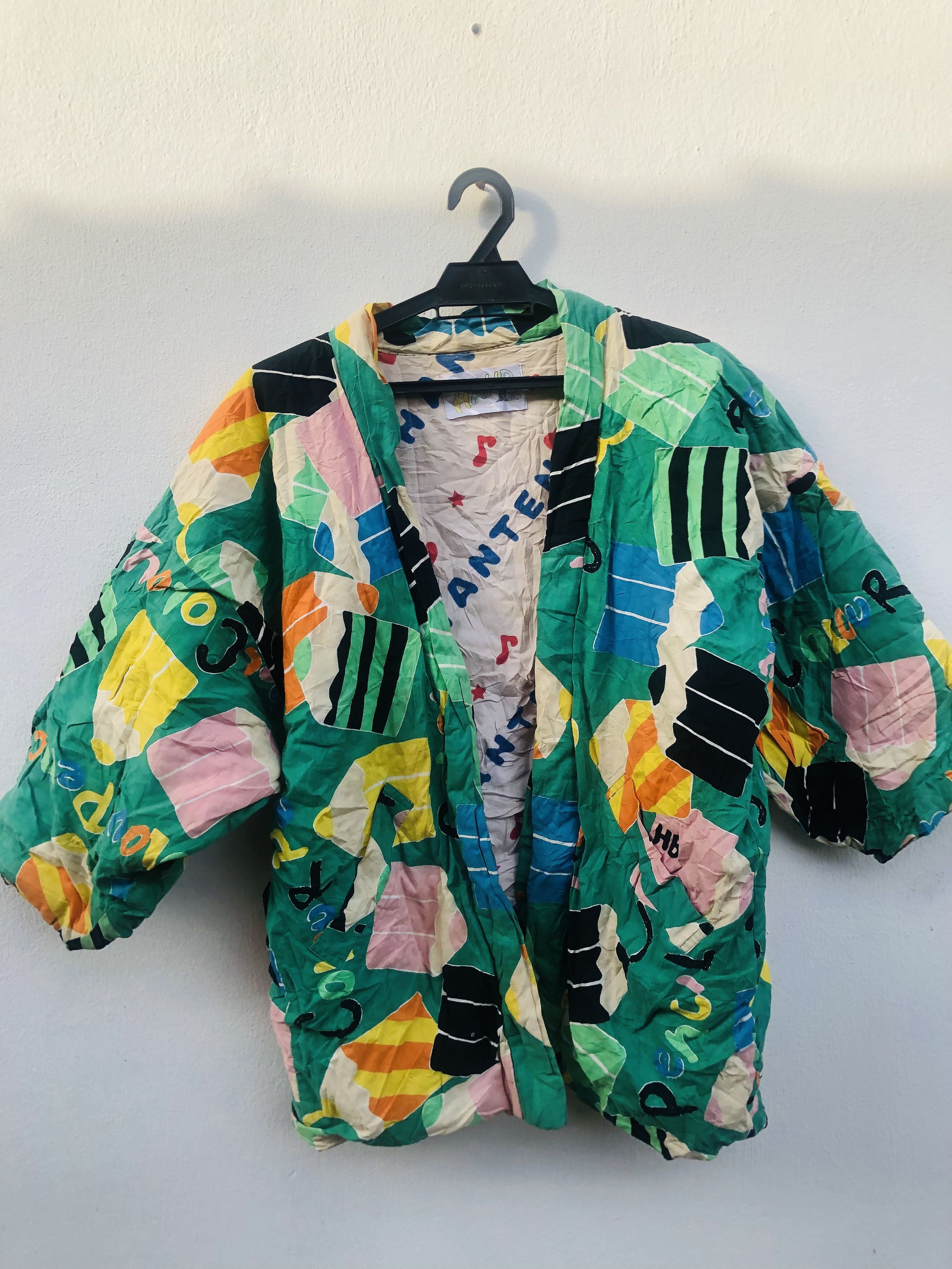 image of Vintage Hand Japanase Designer Fashion Style Jacket, Men's (Size Large)