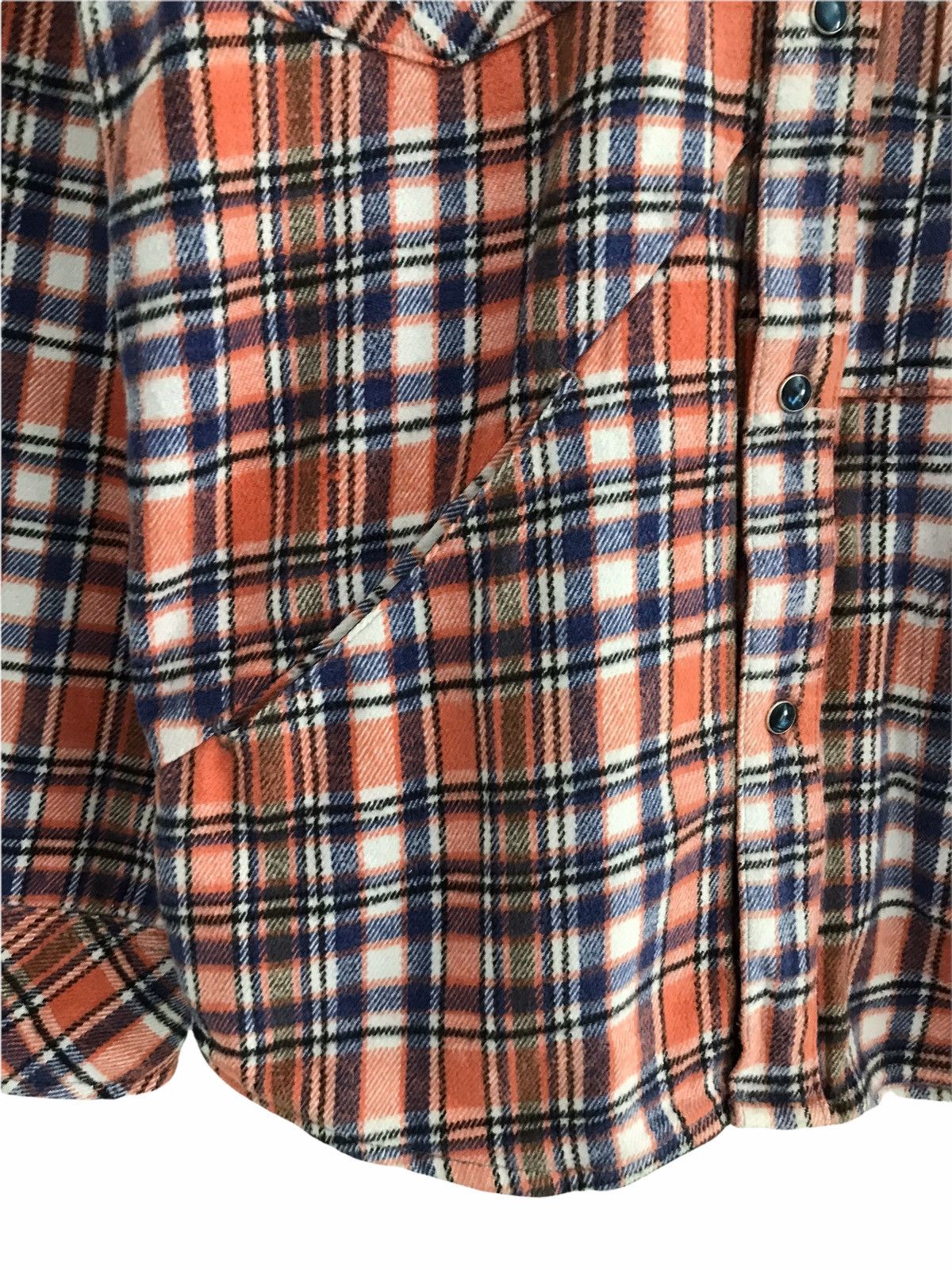 HOLLYWOOD RANCH MARKET HR Market Seilin & Co Multi Pocket Heavy Flannel Shirt Size US M / EU 48-50 / 2 - 7 Thumbnail