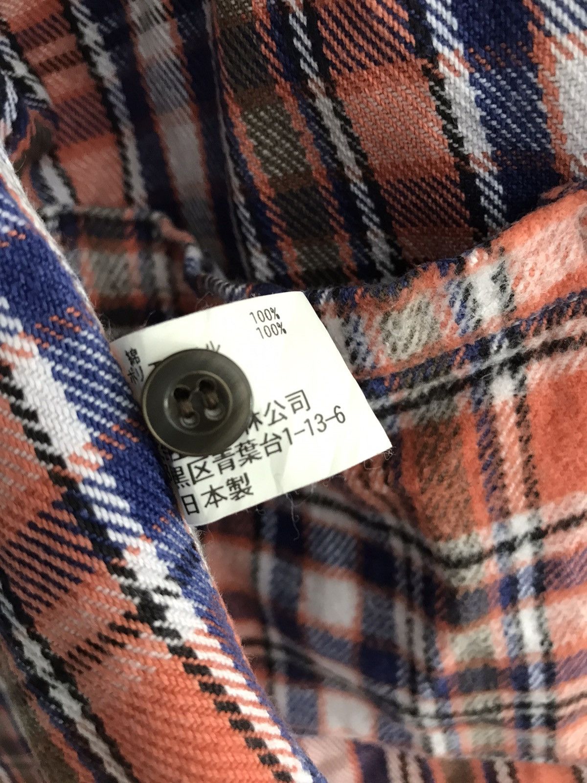 HOLLYWOOD RANCH MARKET HR Market Seilin & Co Multi Pocket Heavy Flannel Shirt Size US M / EU 48-50 / 2 - 20 Thumbnail