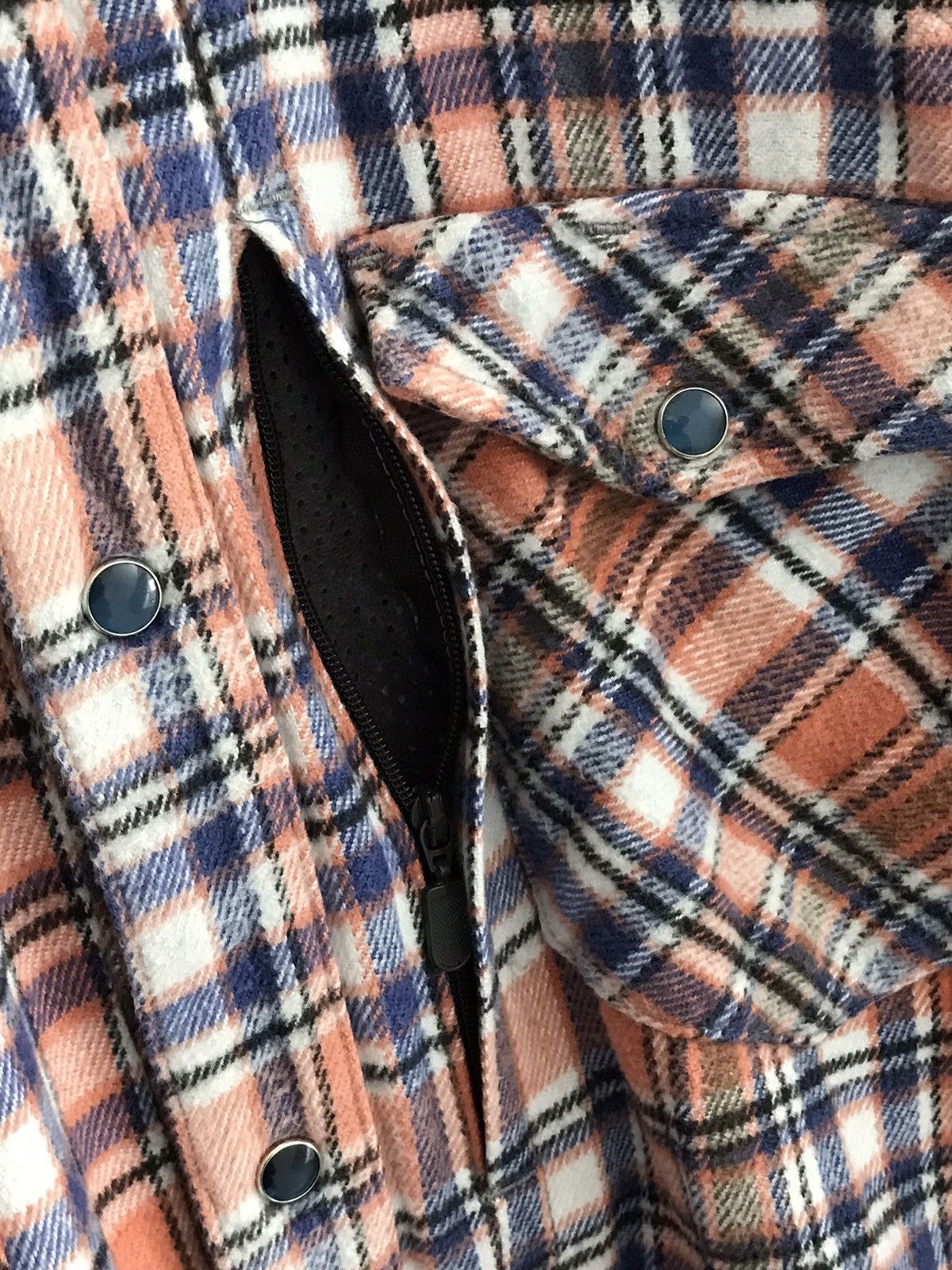 HOLLYWOOD RANCH MARKET HR Market Seilin & Co Multi Pocket Heavy Flannel Shirt Size US M / EU 48-50 / 2 - 5 Thumbnail