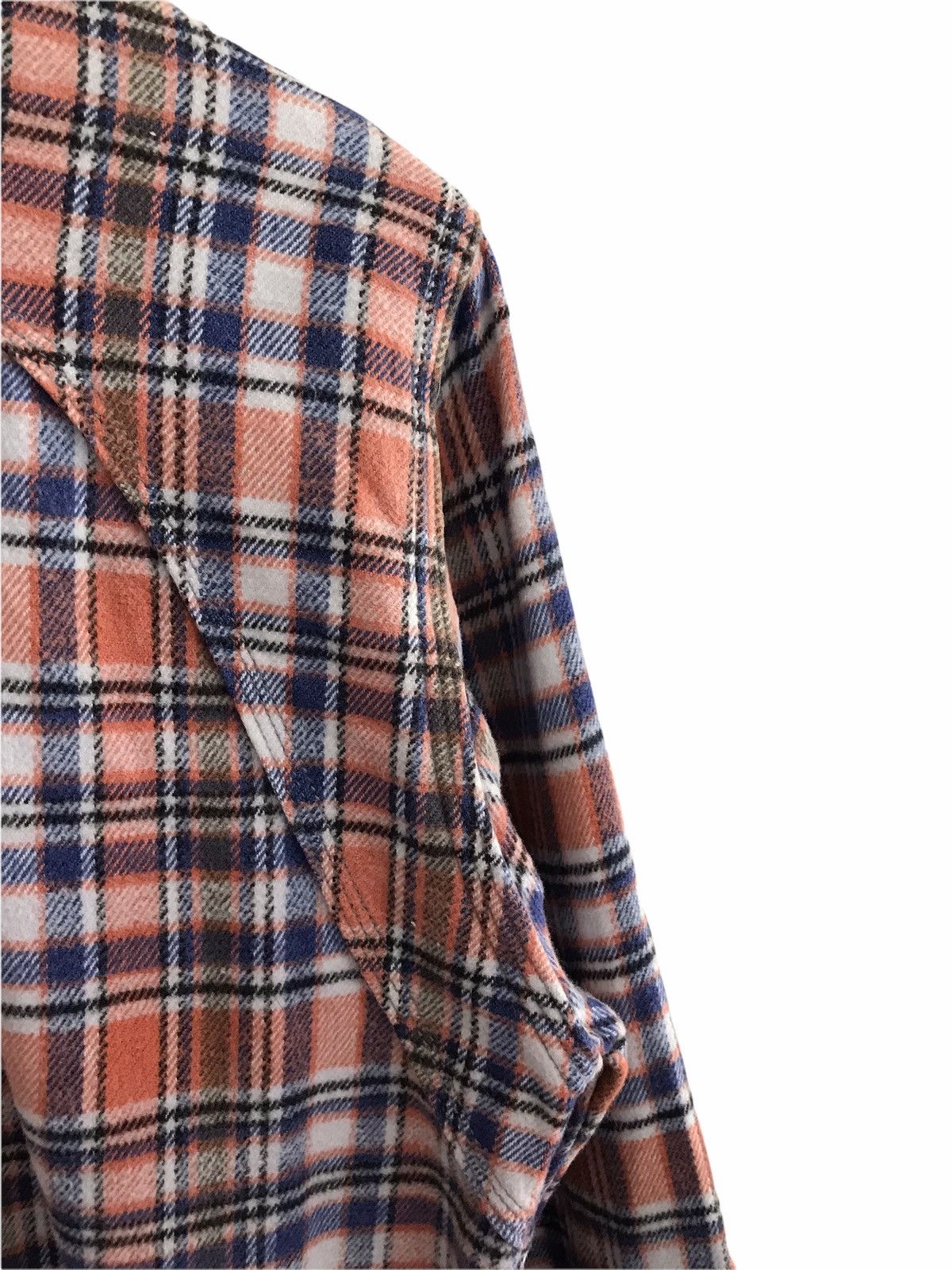 HOLLYWOOD RANCH MARKET HR Market Seilin & Co Multi Pocket Heavy Flannel Shirt Size US M / EU 48-50 / 2 - 11 Thumbnail