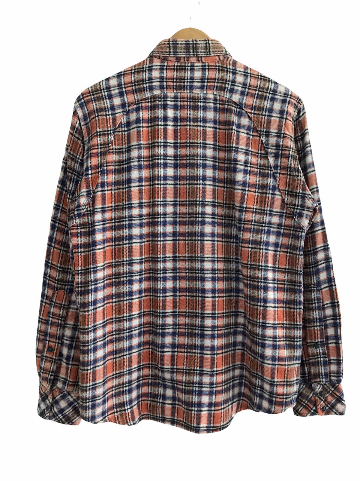HOLLYWOOD RANCH MARKET HR Market Seilin & Co Multi Pocket Heavy Flannel Shirt Size US M / EU 48-50 / 2 - 10 Thumbnail
