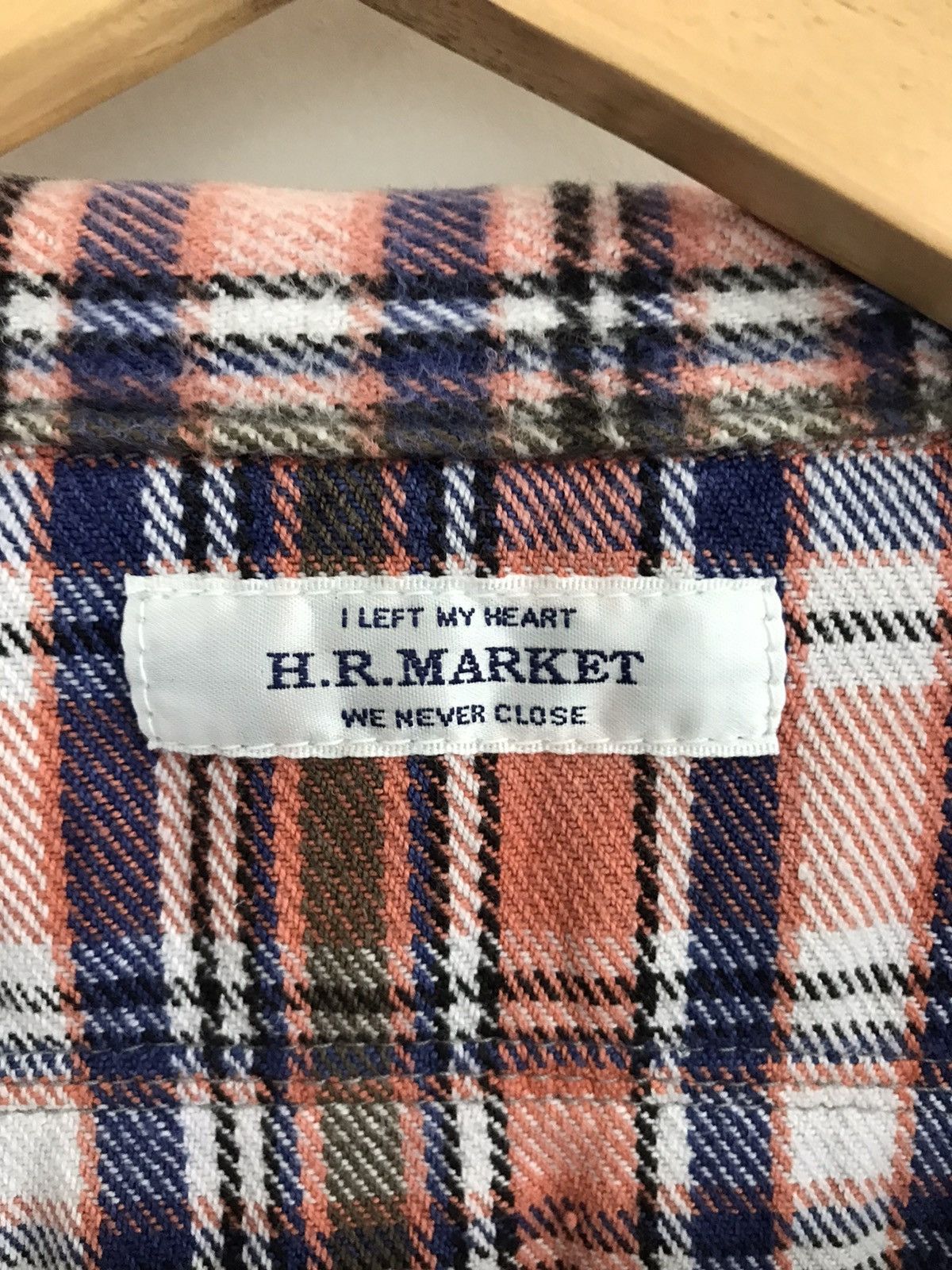 HOLLYWOOD RANCH MARKET HR Market Seilin & Co Multi Pocket Heavy Flannel Shirt Size US M / EU 48-50 / 2 - 17 Thumbnail