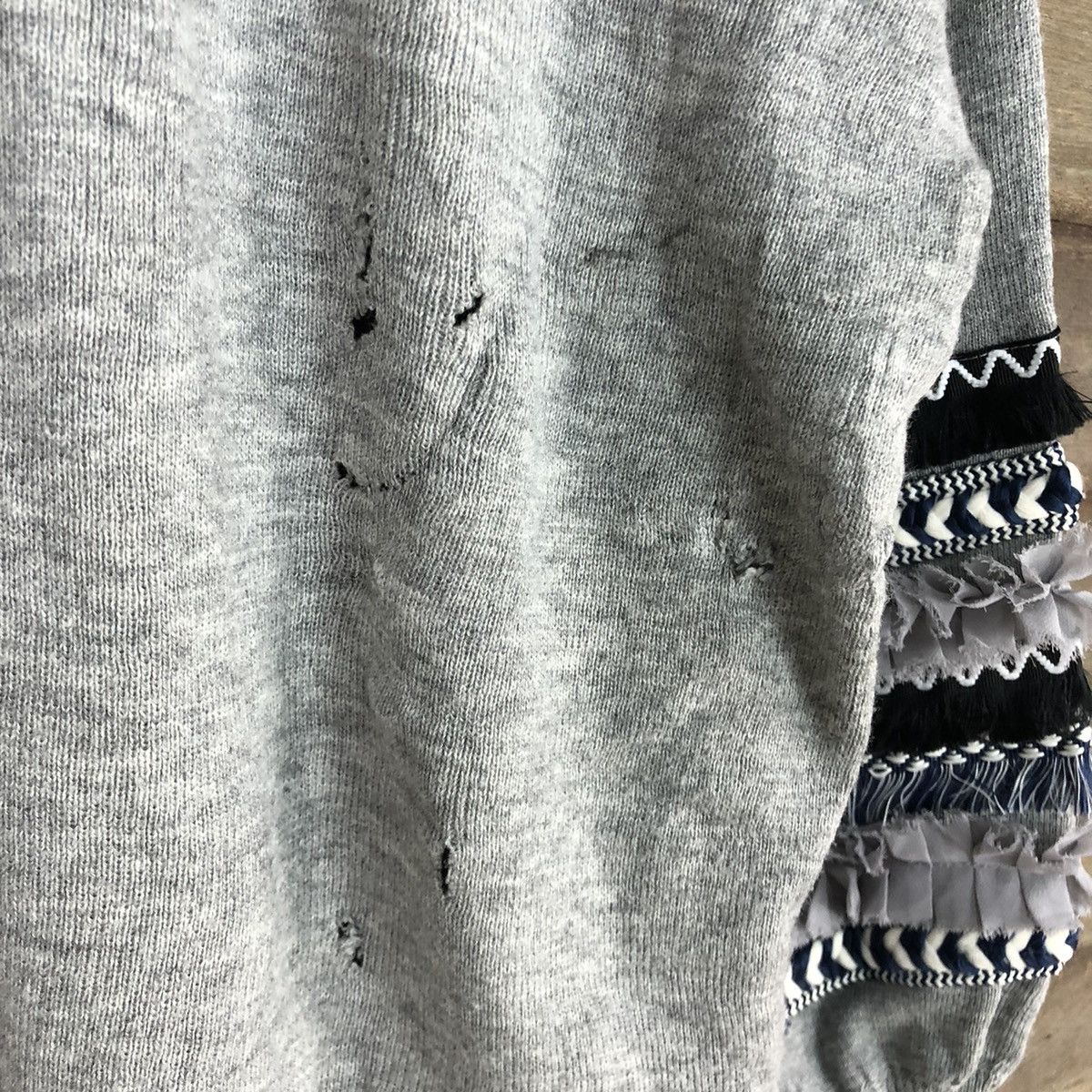 Japanese Brand Daisy Merry Grey Knitwear #3508 Size US M / EU 48-50 / 2 - 13 Thumbnail
