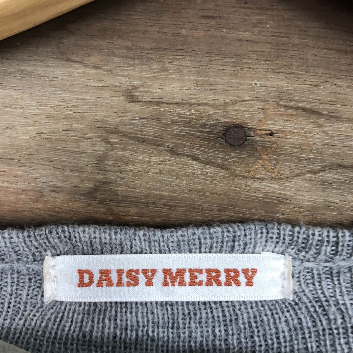 Japanese Brand Daisy Merry Grey Knitwear #3508 Size US M / EU 48-50 / 2 - 11 Thumbnail
