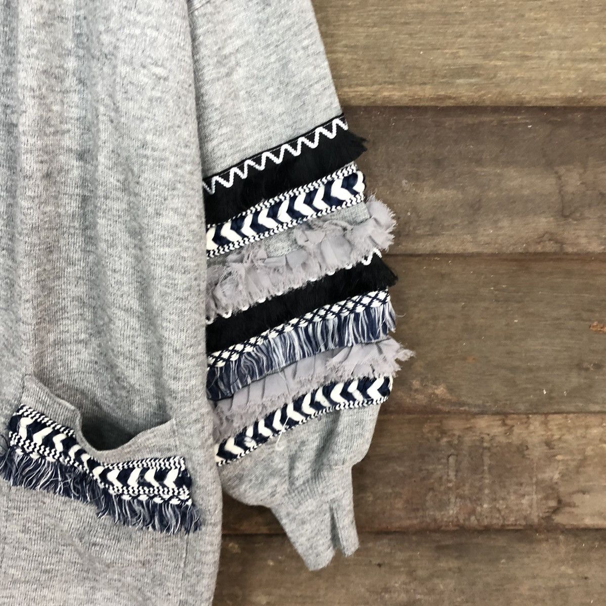 Japanese Brand Daisy Merry Grey Knitwear #3508 Size US M / EU 48-50 / 2 - 4 Thumbnail