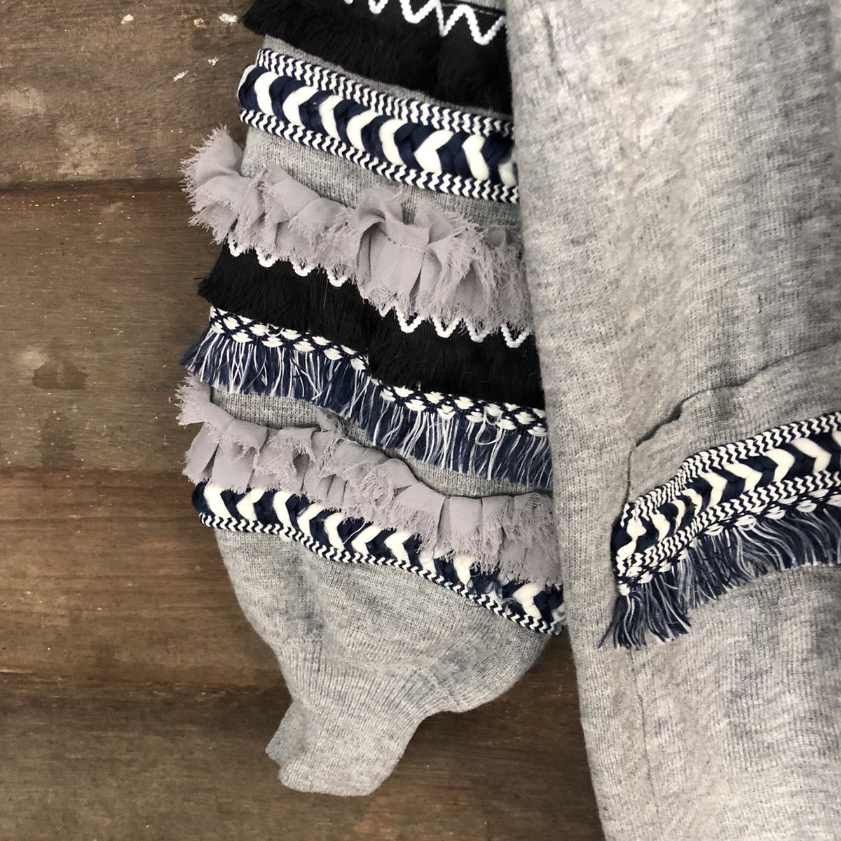 Japanese Brand Daisy Merry Grey Knitwear #3508 Size US M / EU 48-50 / 2 - 6 Thumbnail