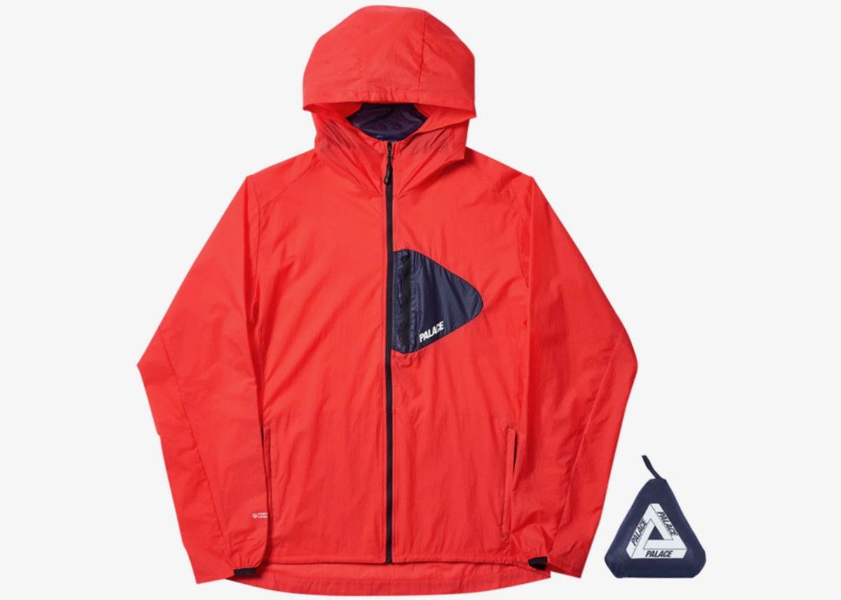 Palace 2018 Palace Packable Tri-Pack Pertex Jacket Red Medium  