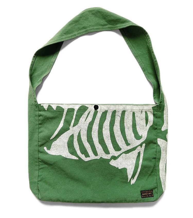 Kapital × Kapital Kountry KAPITAL KOUNTRY Bones Canvas Tote Bag (BONES PT). Size ONE SIZE - 1 Thumbnail