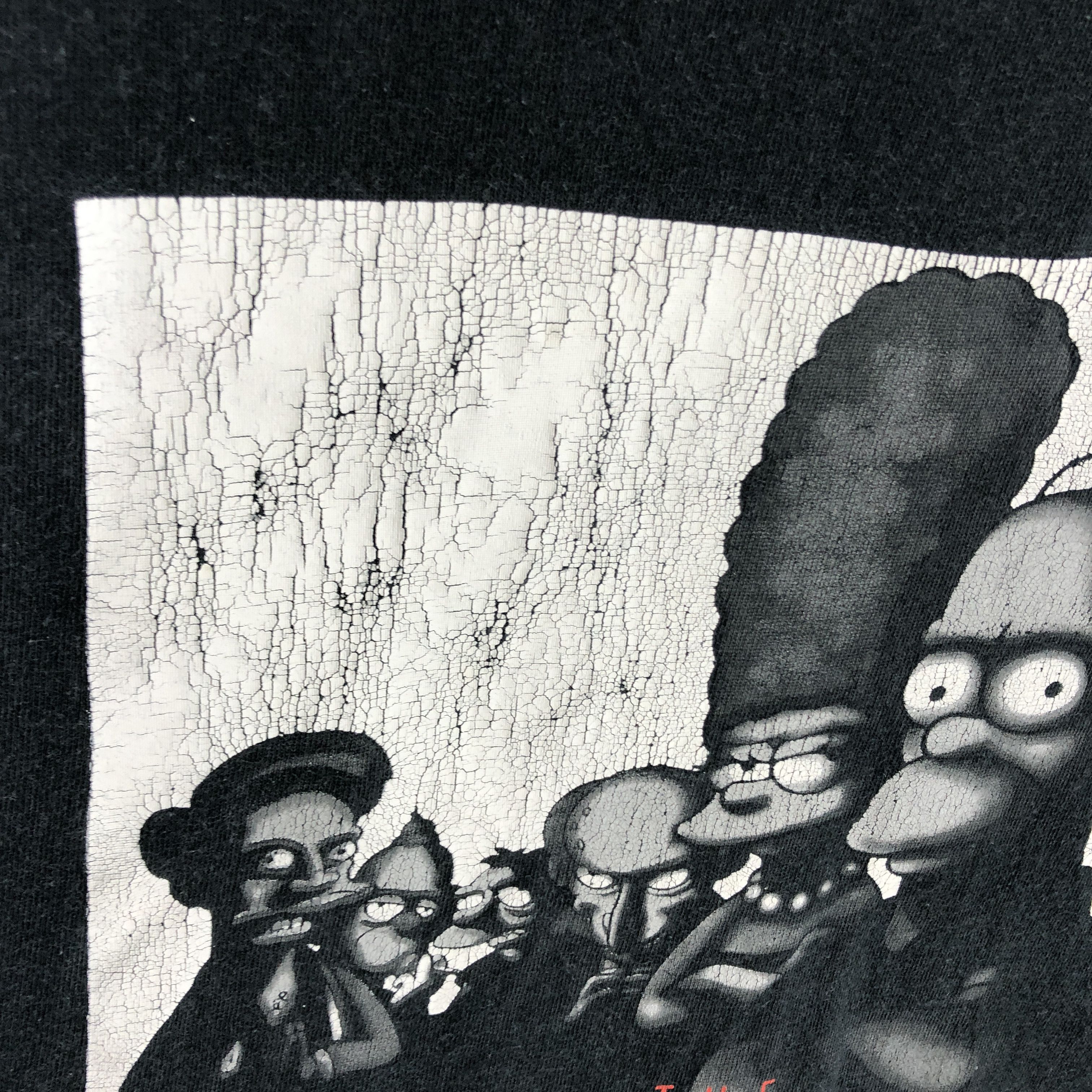 Delta 90s Vintage THE SIMPSONS Crew Neck T Shirt #2473-86 Size US L / EU 52-54 / 3 - 3 Thumbnail