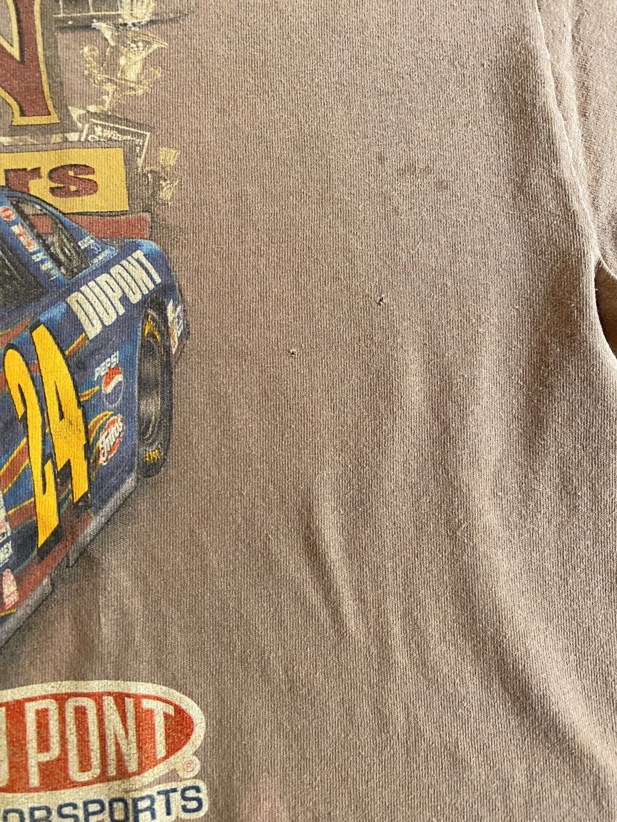 Chase Authentics × NASCAR × Vintage Vintage 90’s Jeff Gordon Distressed Double Sided Tee Size US XXL / EU 58 / 5 - 6 Thumbnail
