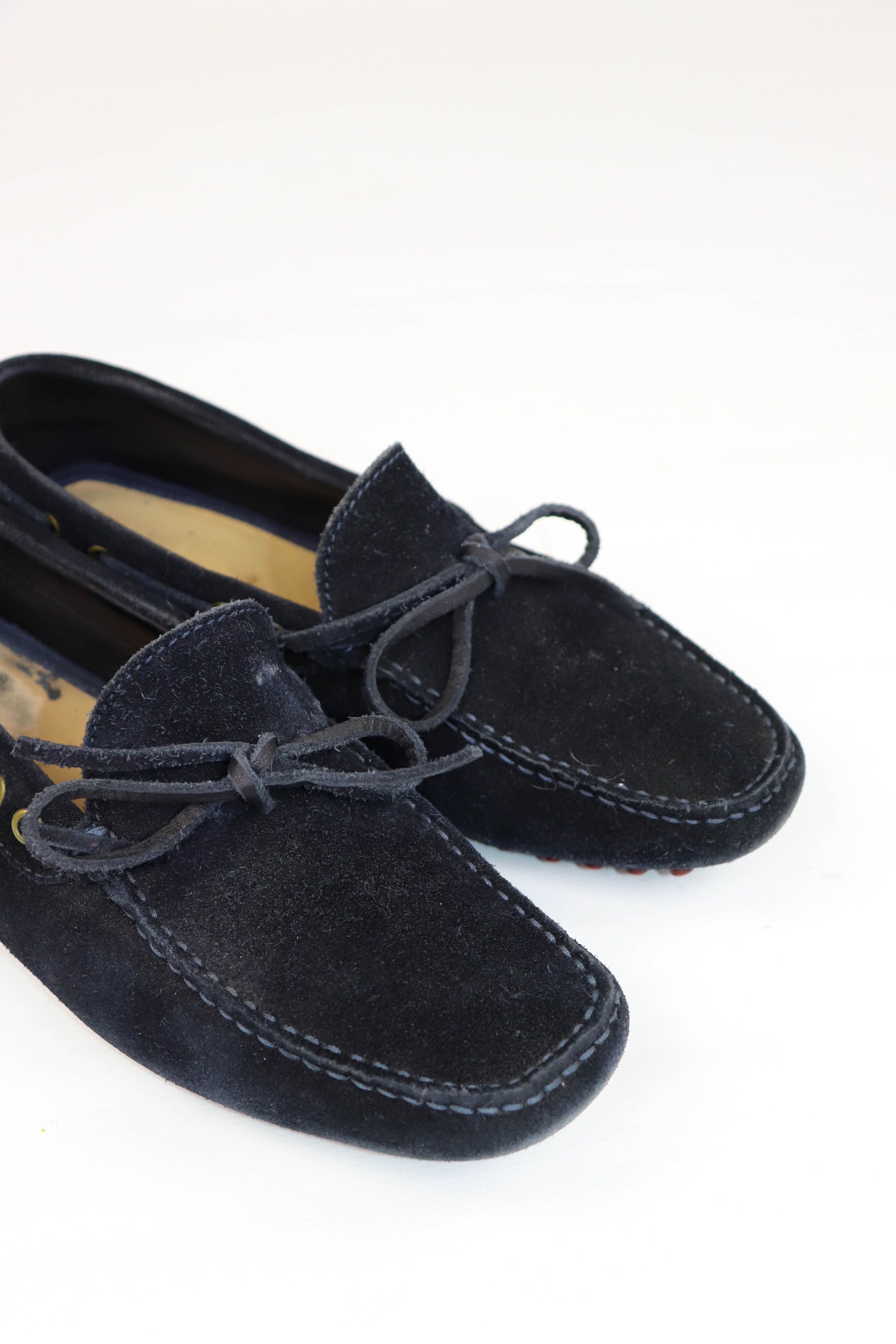 Brunello Cucinelli Brunello Cucinelli Navy Blue Suede Driving Loafers Shoes Size US 8 / EU 41 - 5 Thumbnail