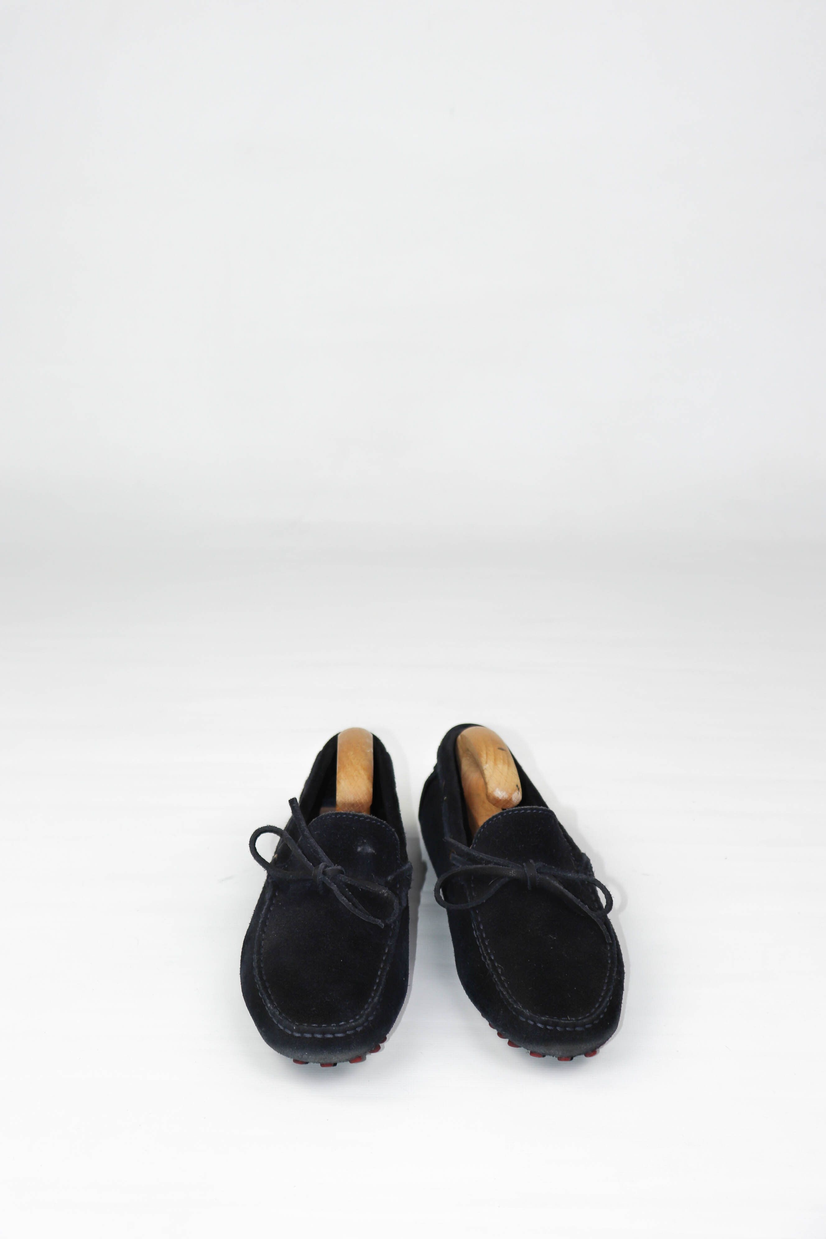 Brunello Cucinelli Brunello Cucinelli Navy Blue Suede Driving Loafers Shoes Size US 8 / EU 41 - 2 Thumbnail