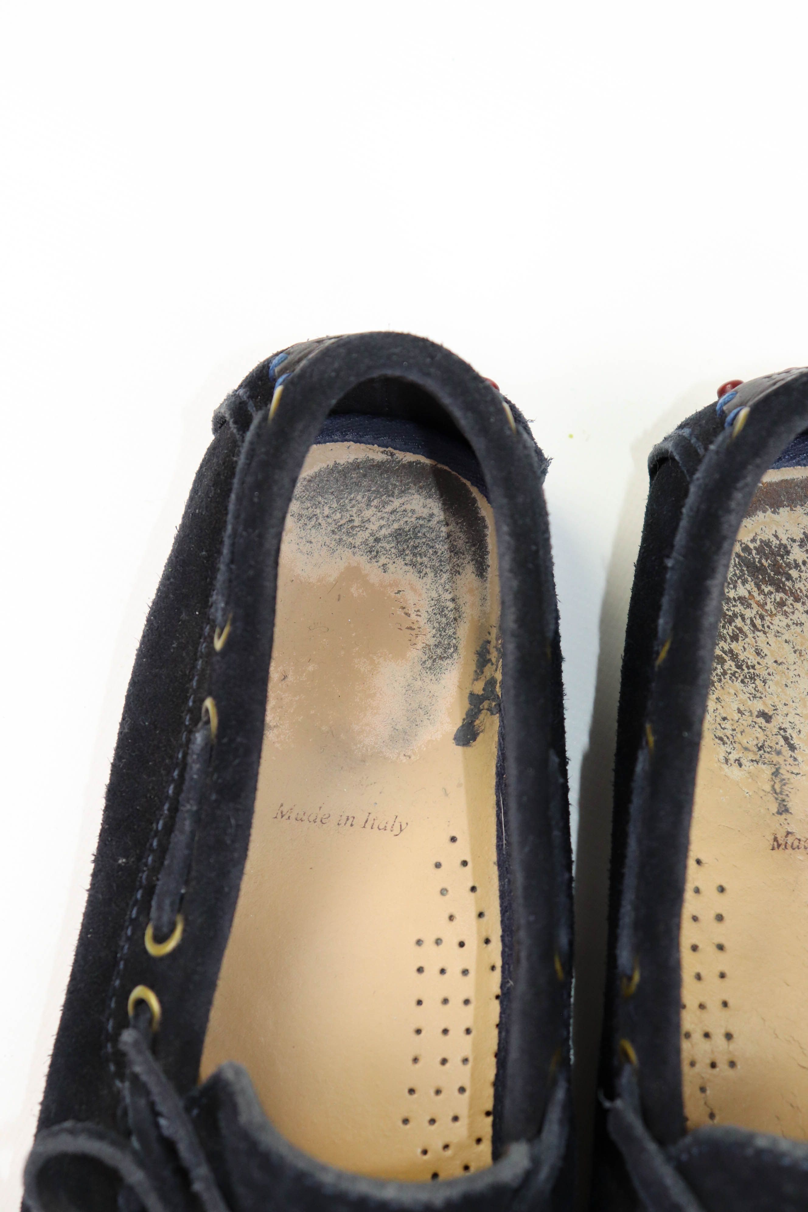 Brunello Cucinelli Brunello Cucinelli Navy Blue Suede Driving Loafers Shoes Size US 8 / EU 41 - 8 Thumbnail