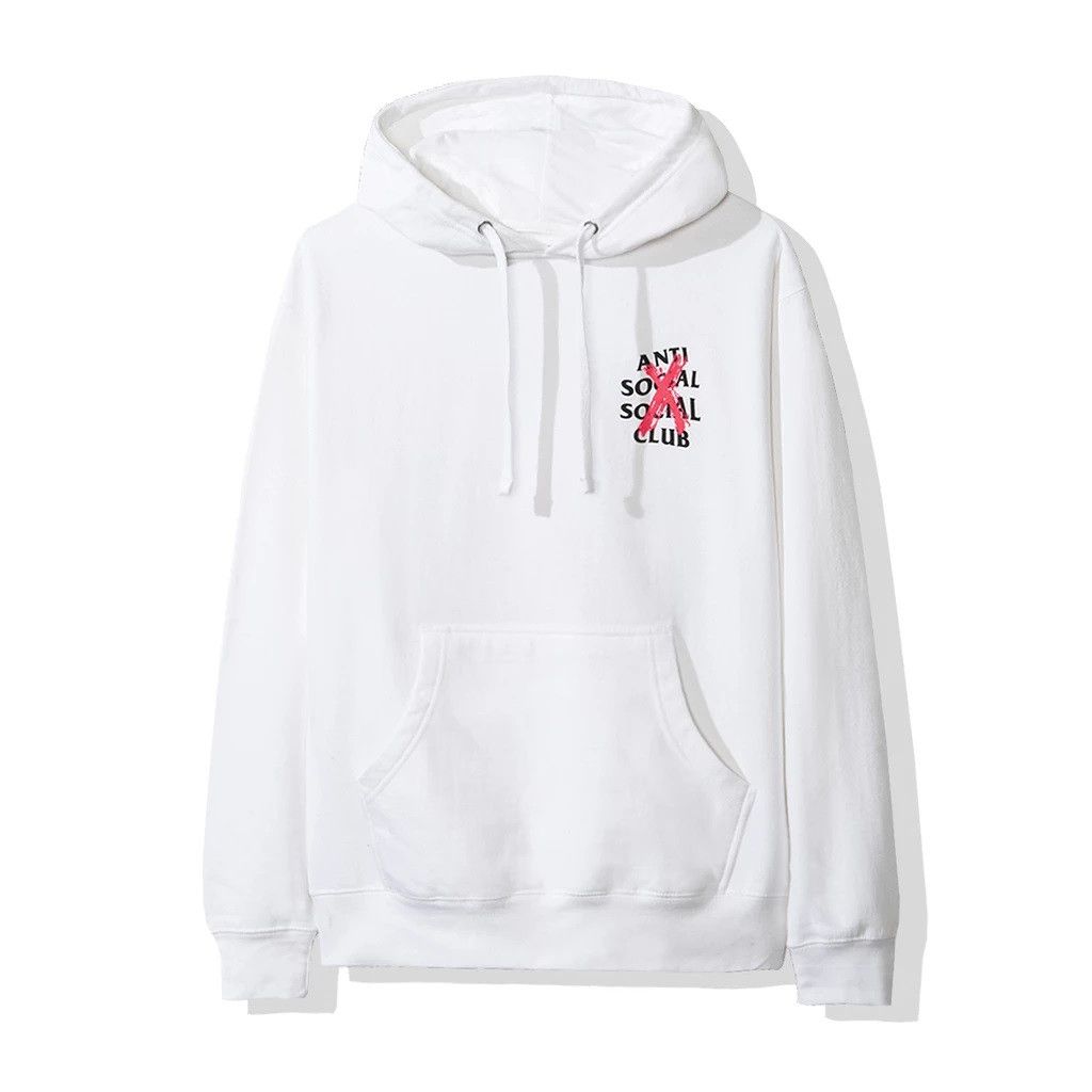Anti Social Social Club DS Black ASSC red Cross Cancelled White Hoodie BAPE KITH FTP Size US XXL / EU 58 / 5 - 1 Thumbnail