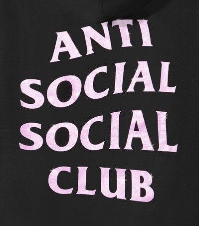Anti Social Social Club DS Pink ASSC Sofa Logo Find me Black Hoodie BAPE KITH KAWS Size US L / EU 52-54 / 3 - 2 Thumbnail
