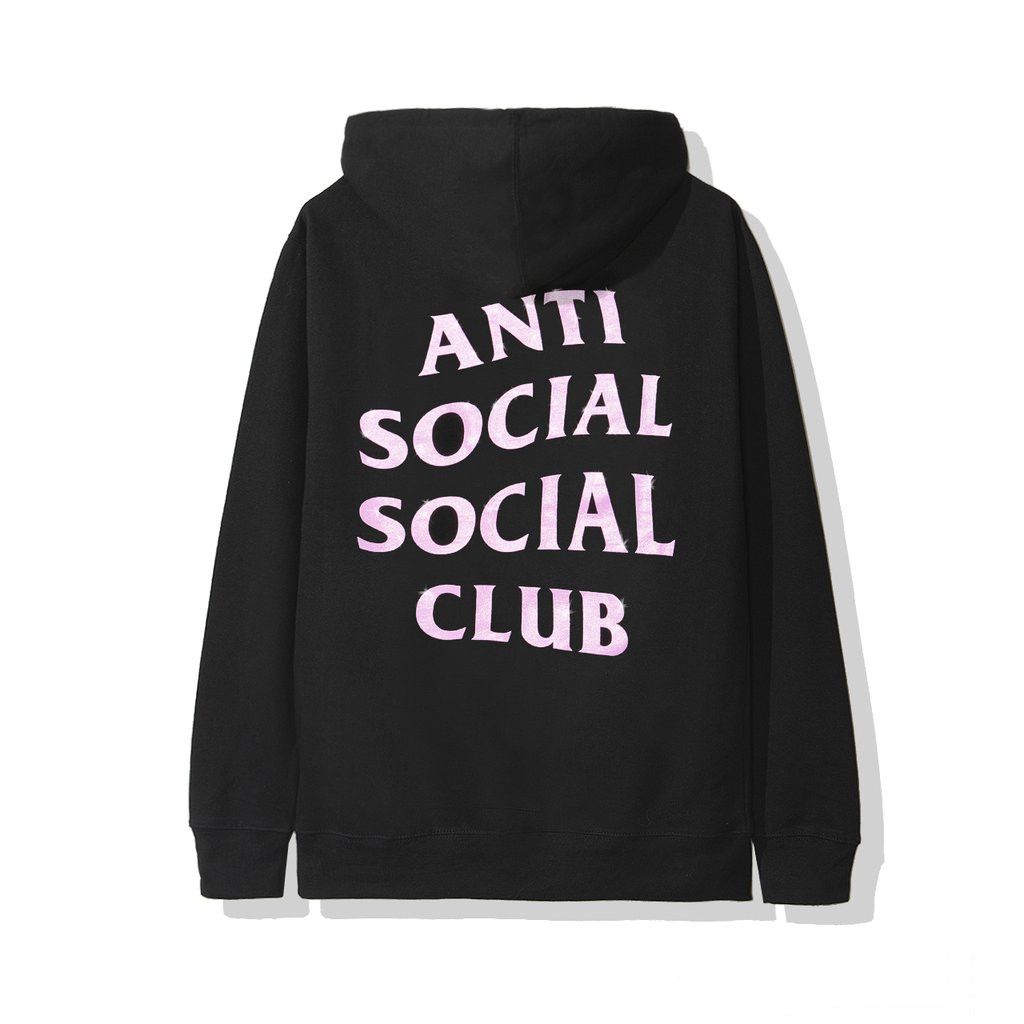 Anti Social Social Club DS Pink ASSC Sofa Logo Find me Black Hoodie BAPE KITH KAWS Size US L / EU 52-54 / 3 - 6 Thumbnail